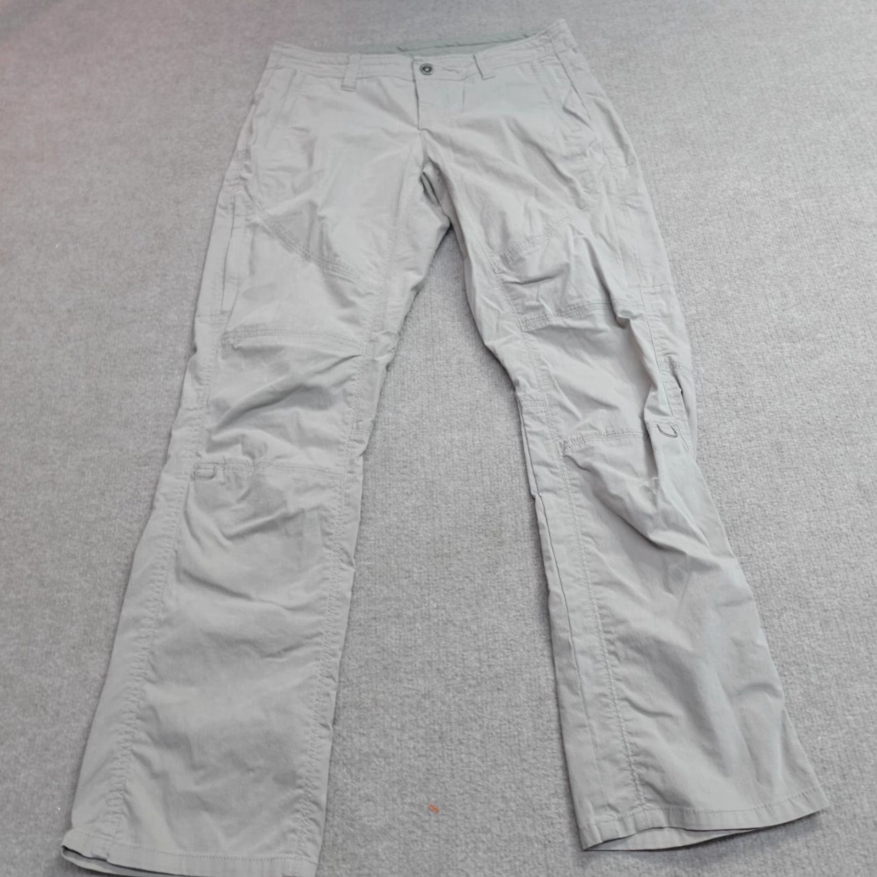 Vintage Kuhl Womens Pants 8 Short Gray Solid Spire Roll-Up Pant Size 30" / US 8 / IT 44 - 2 Thumbnail