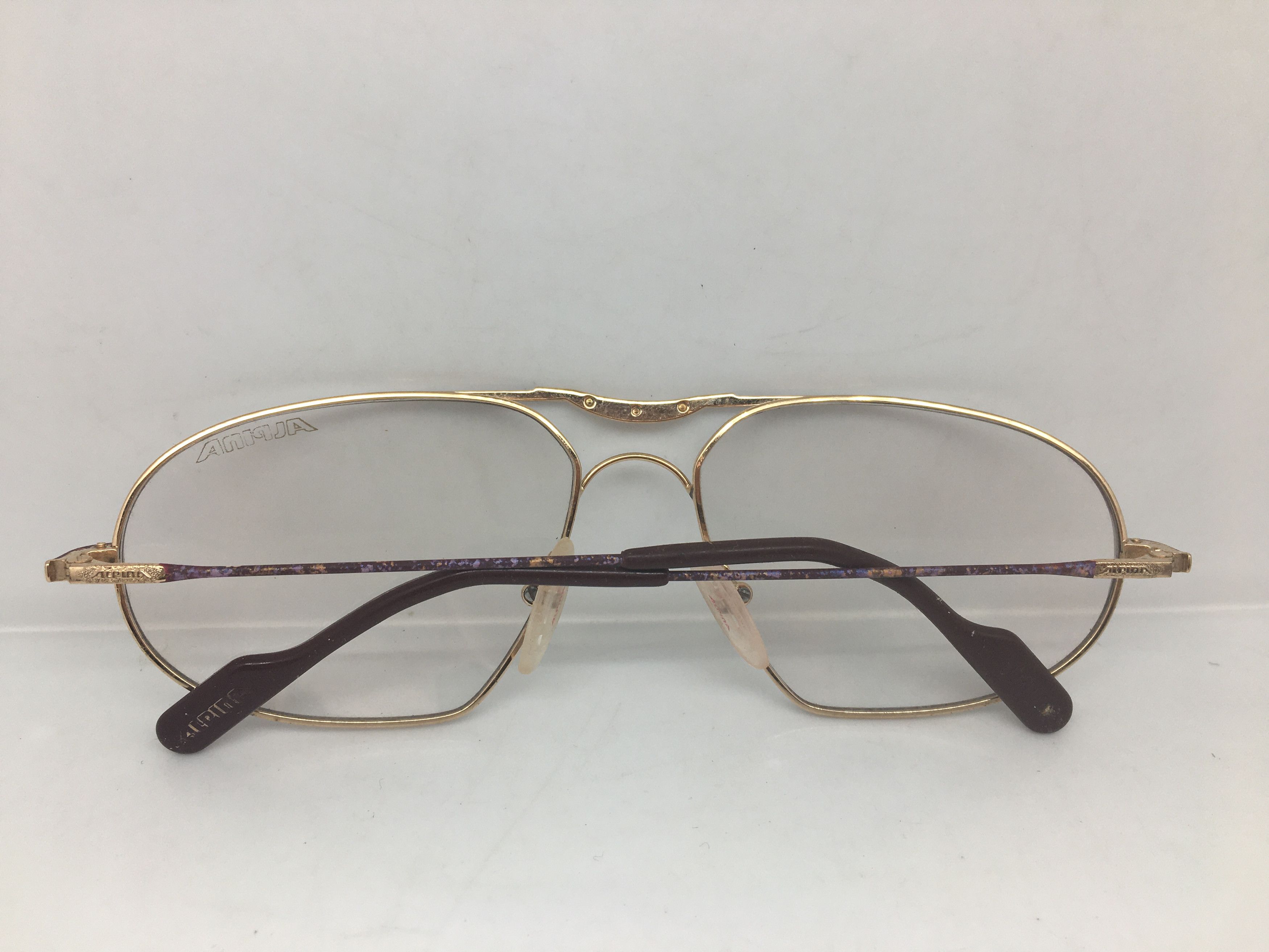 Vintage Vintage Alpina M1F 755 Eyeglasses Frame Made in Germany Size ONE SIZE - 9 Thumbnail
