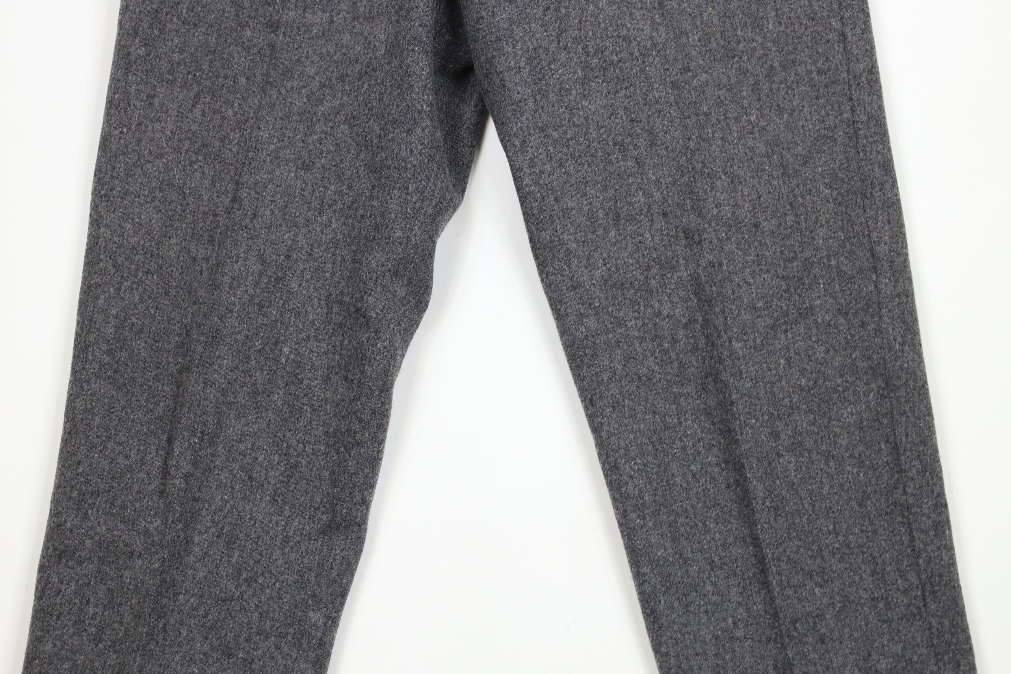 Vintage Vintage 90s Streetwear Wool Pleated Straight Leg Chino Pants Size 32" / US 10 / IT 46 - 3 Thumbnail