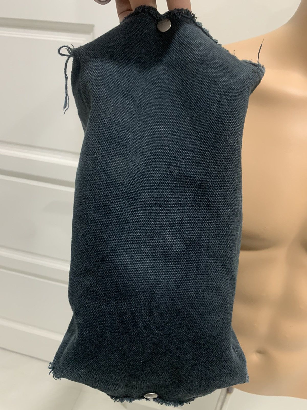 Unknown Japanese Brand Canvas Snap Button tote bag