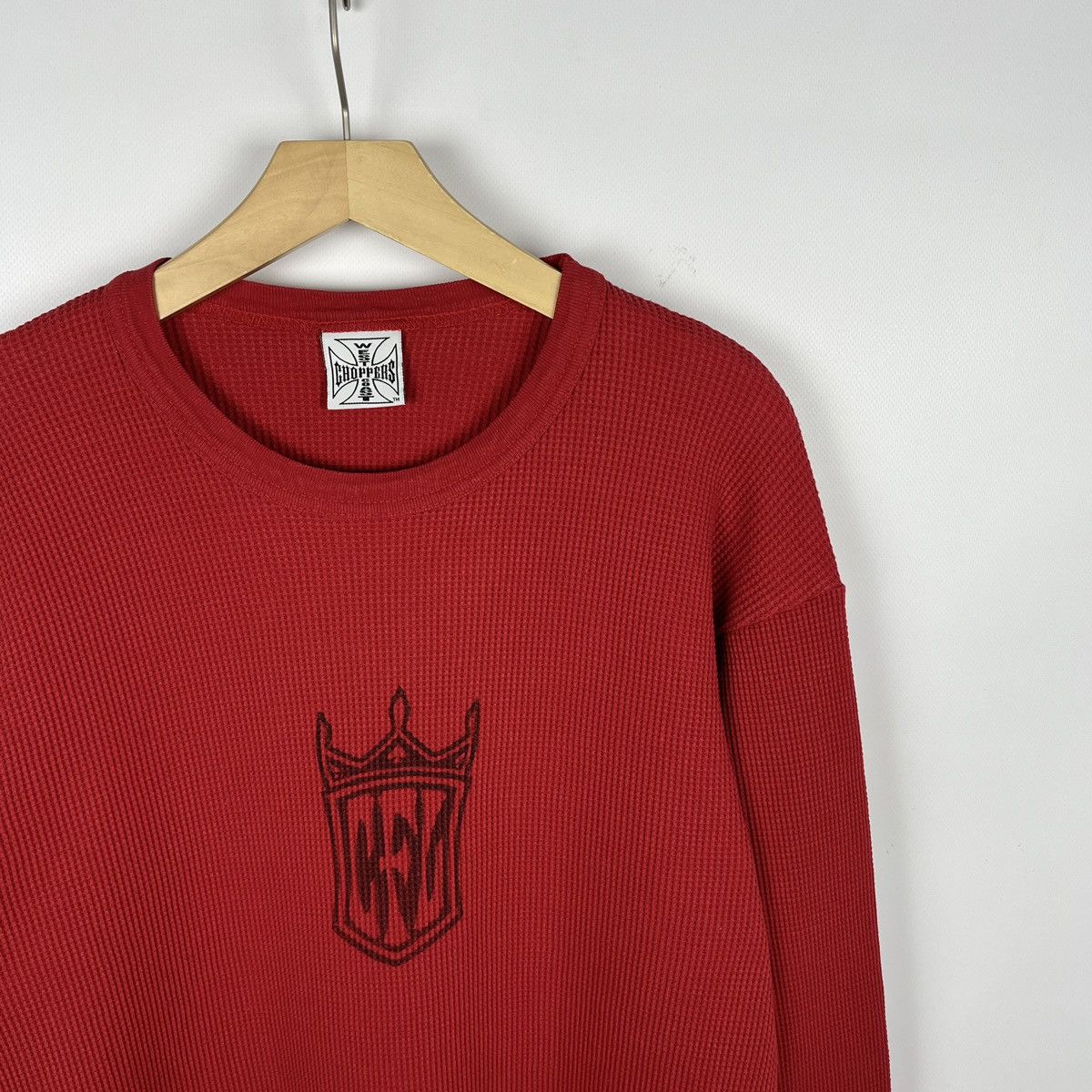 West Coast Choppers Vintage West Coast Choppers rare big logo longsleeve 90’s Size US M / EU 48-50 / 2 - 2 Thumbnail