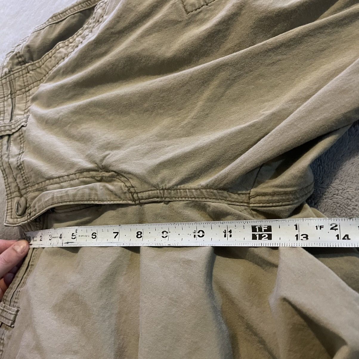 UNIONBAY Vintage Y2K Unionbay Mens Cargo Shorts Size 36 Khaki Tan Size US 36 / EU 52 - 7 Thumbnail