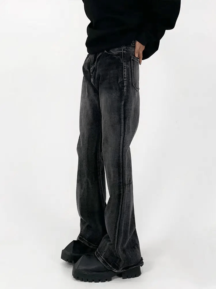 Japanese Brand × Jean High street washed vintage slightly flared jeans Size US 32 / EU 48 - 4 Thumbnail