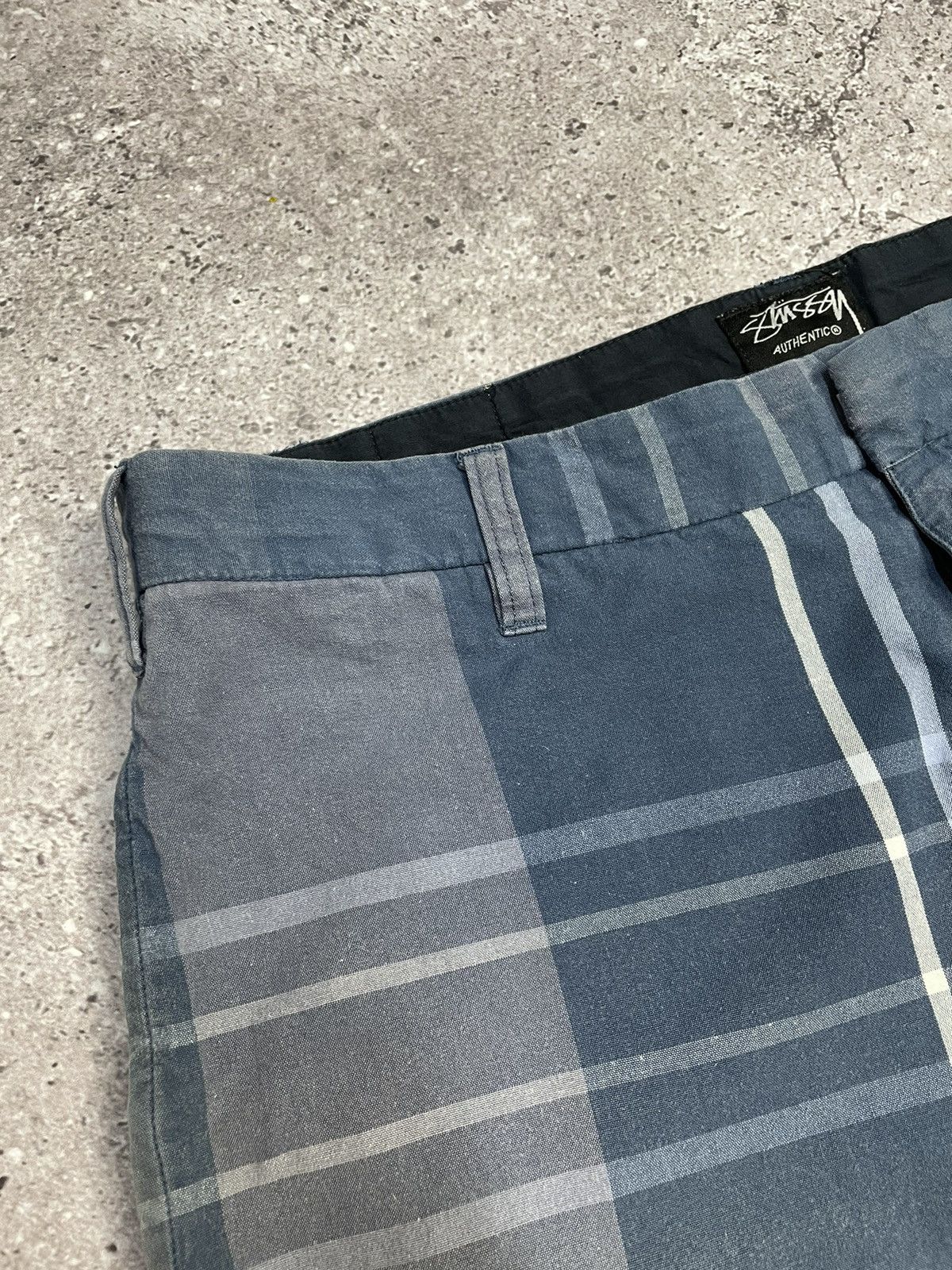 Stussy Vintage Stussy Cargo Shorts Striped Faded Effect 00s Size US 34 / EU 50 - 5 Thumbnail