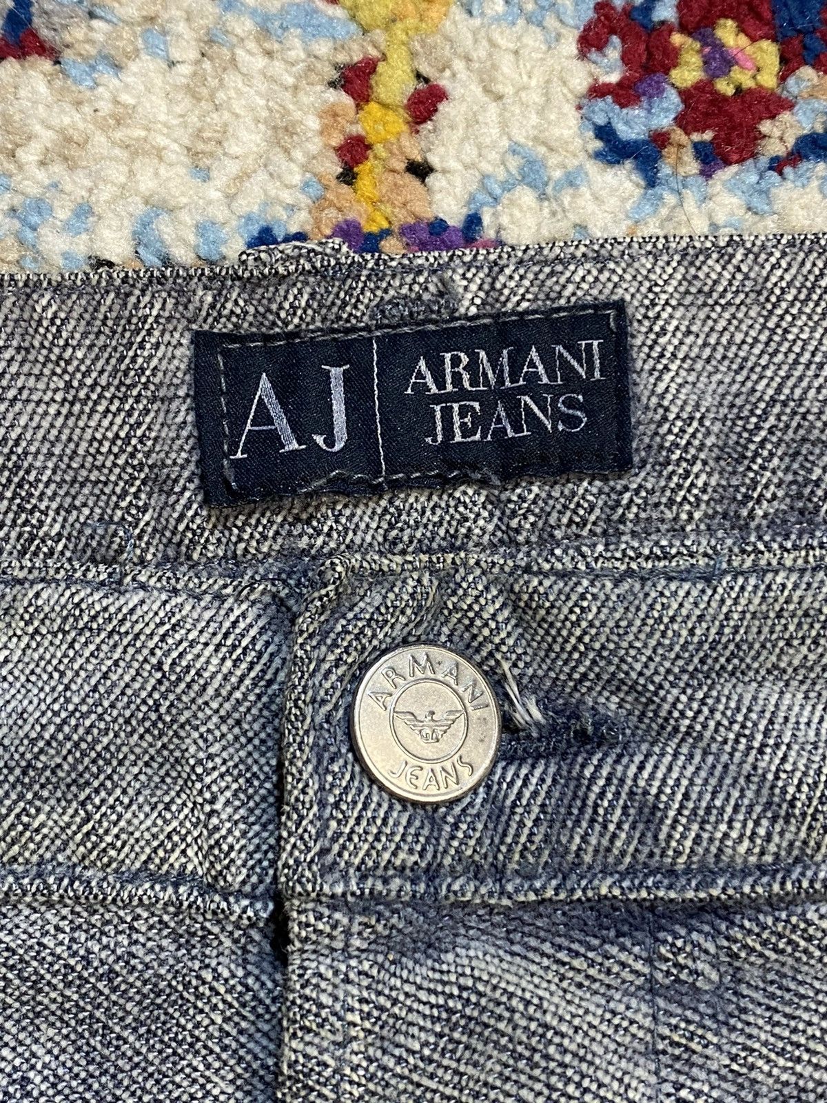 Giorgio Armani Giorgio Armani Fiocchi Snaps Grey Cotton Denim Jeans W36 Size US 36 / EU 52 - 21 Thumbnail