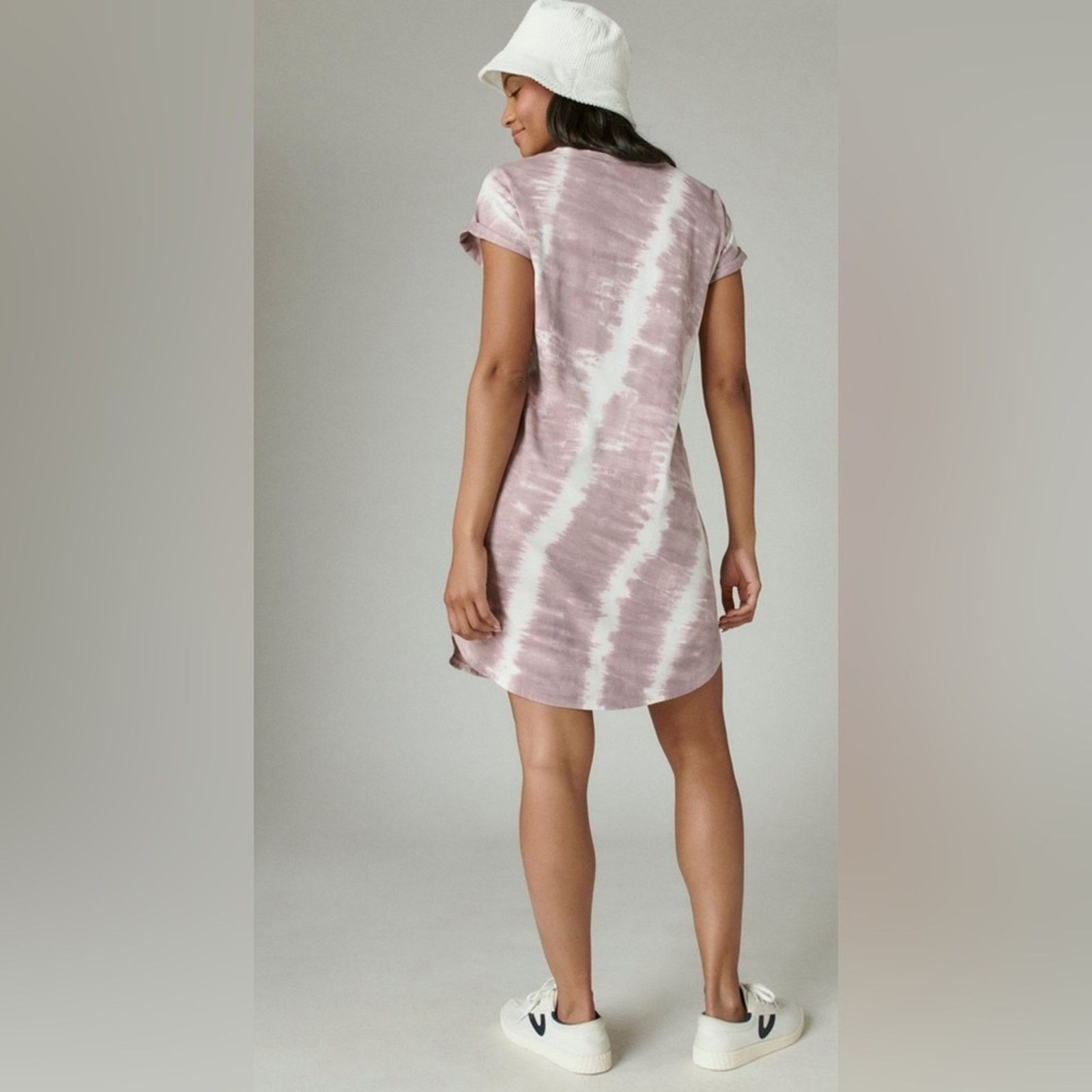 Lucky Brand Lucky Brand Pocket Tee Dress in Twilight Mauve Size M / US 6-8 / IT 42-44 - 2 Thumbnail