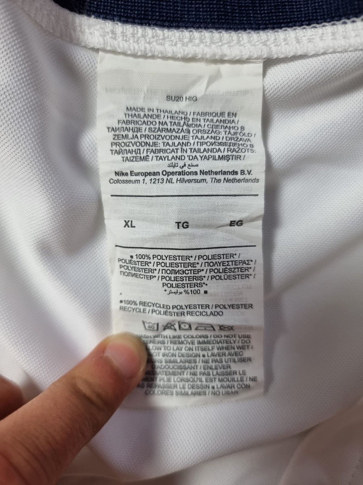 Nike England 2020 home shirt Nike XL soccer jersey white Size US XL / EU 56 / 4 - 9 Thumbnail