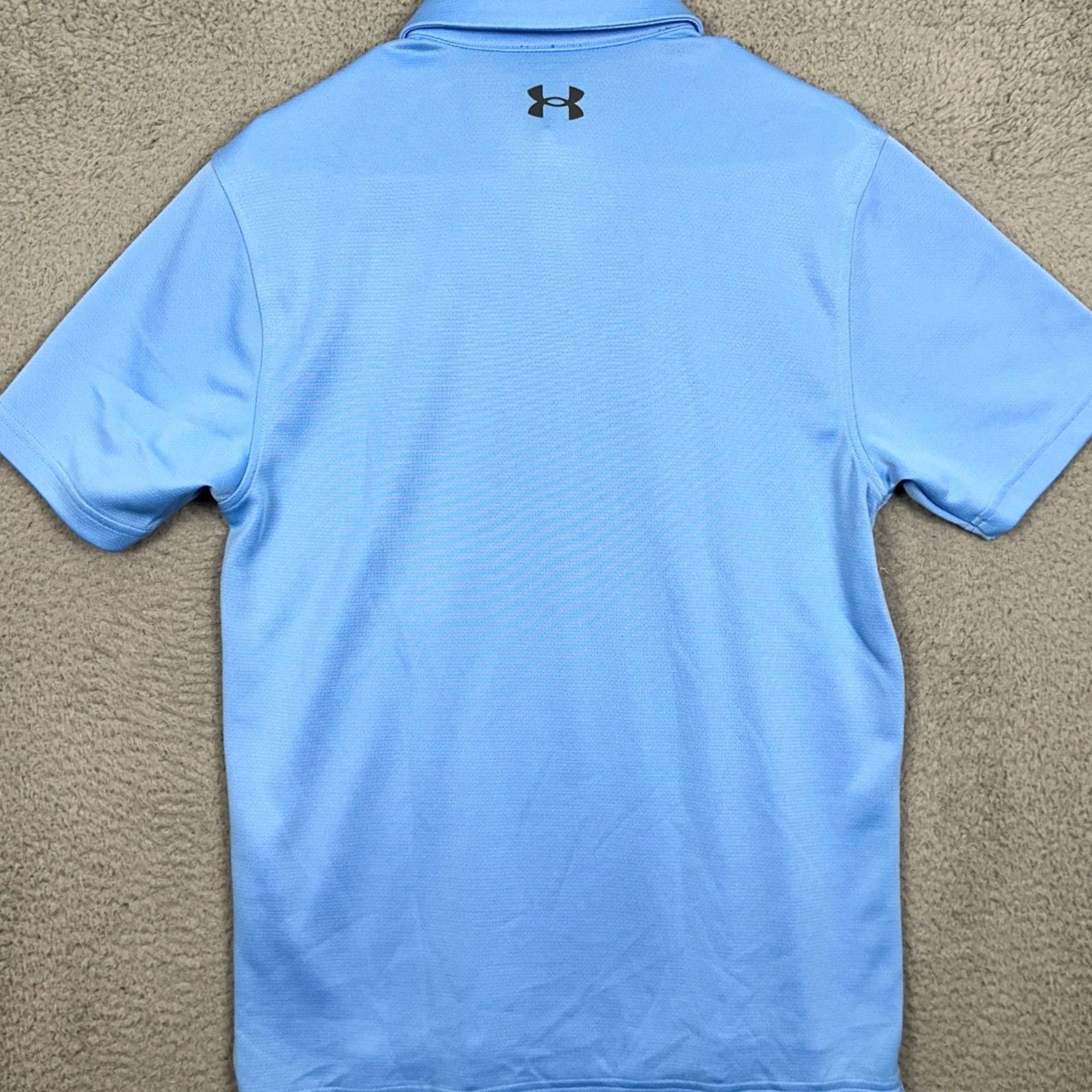 Under Armour Under Armour Polo Shirt Mens Medium Light Blue Golf Loose Fit Performance Rugby Shirt Size US M / EU 48-50 / 2 - 3 Thumbnail
