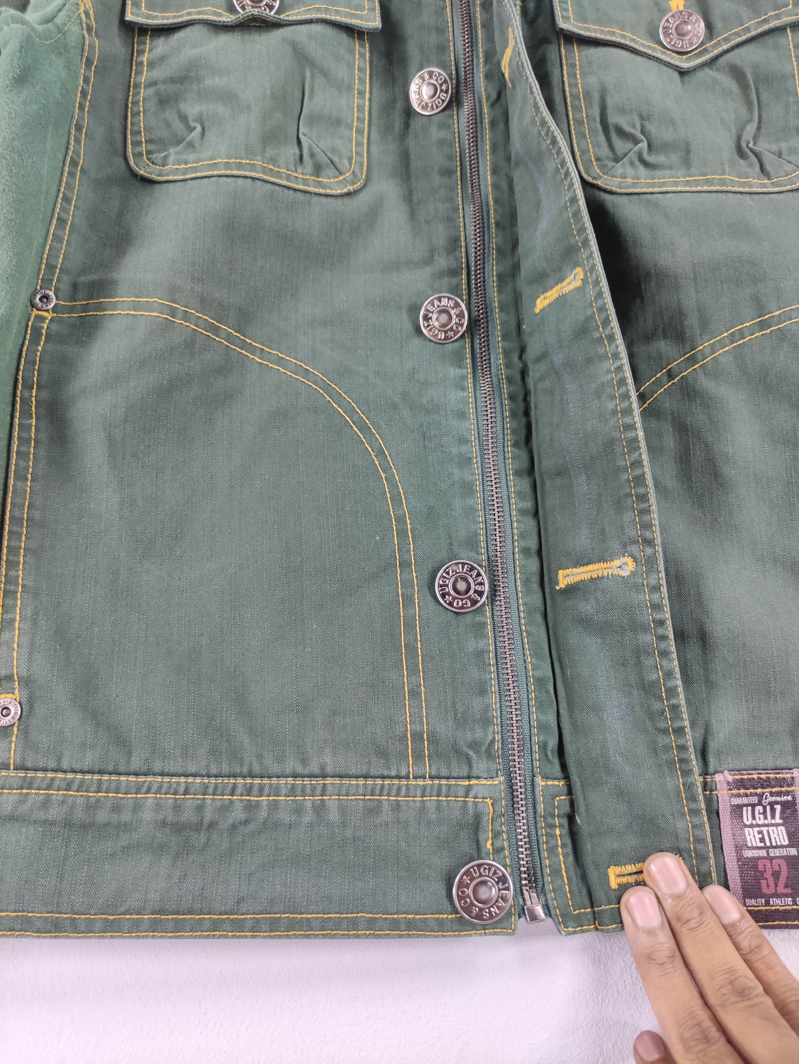 Vintage Vintage Ugiz Retro Distressed Green Jacket Size US M / EU 48-50 / 2 - 4 Thumbnail