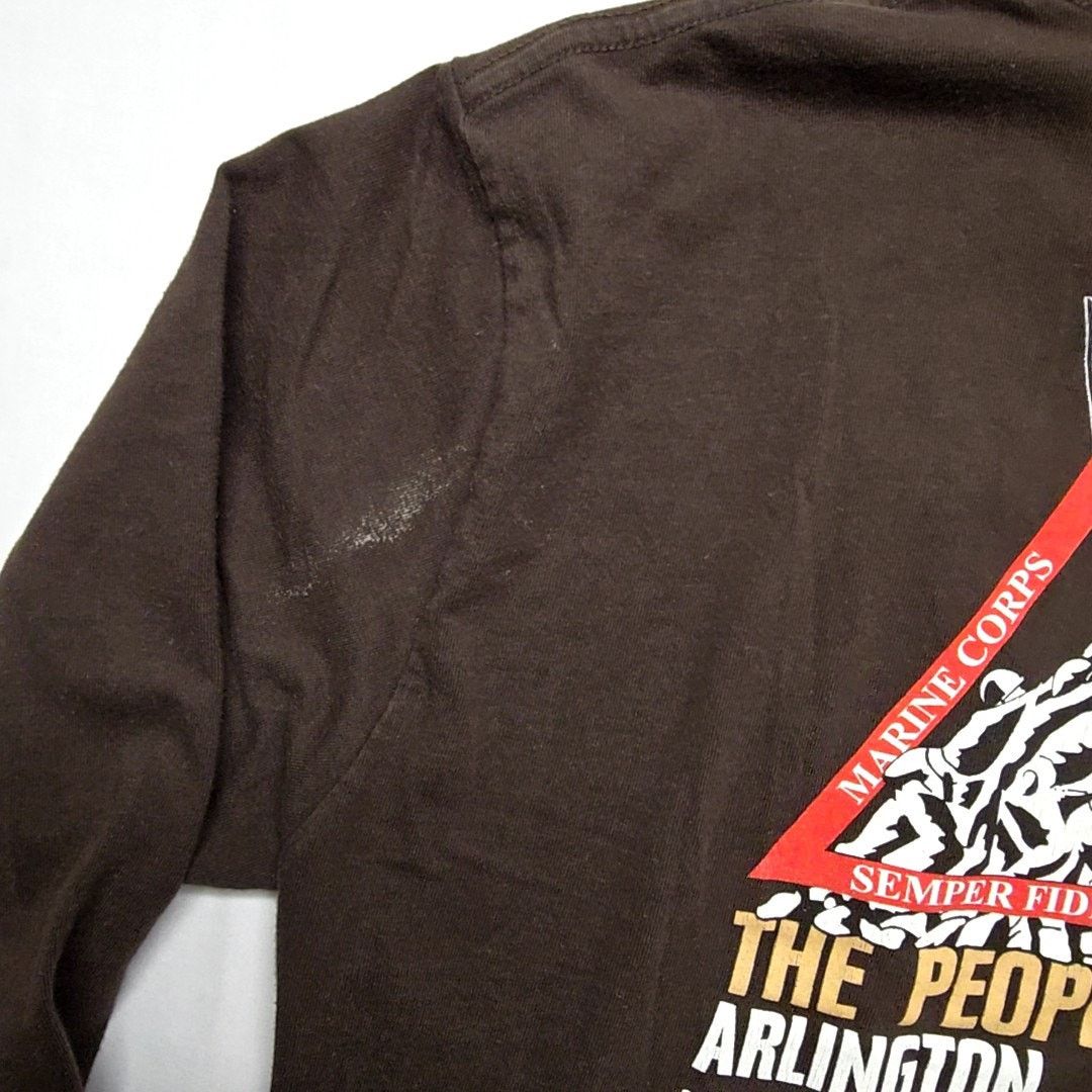 Other Marine Corps Marathon Brown Long Sleeve Embroidered M Tee Size US M / EU 48-50 / 2 - 9 Thumbnail