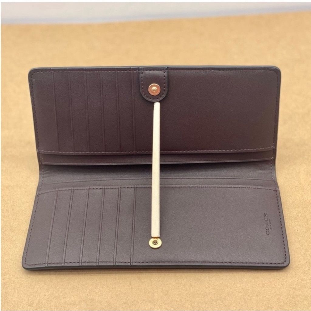 Coach Coach Slim Zip Wallet With Penguin Print Size ONE SIZE - 7 Thumbnail