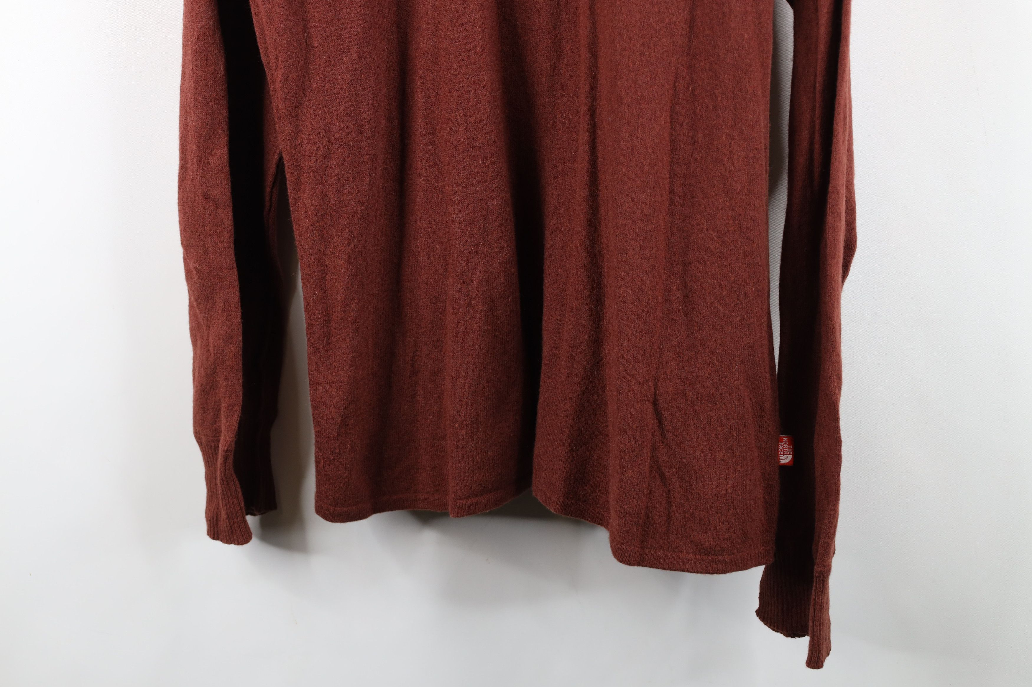 The North Face Vintage The North Face Wool Blend Knit Half Zip Sweater Red Size US M / EU 48-50 / 2 - 3 Thumbnail
