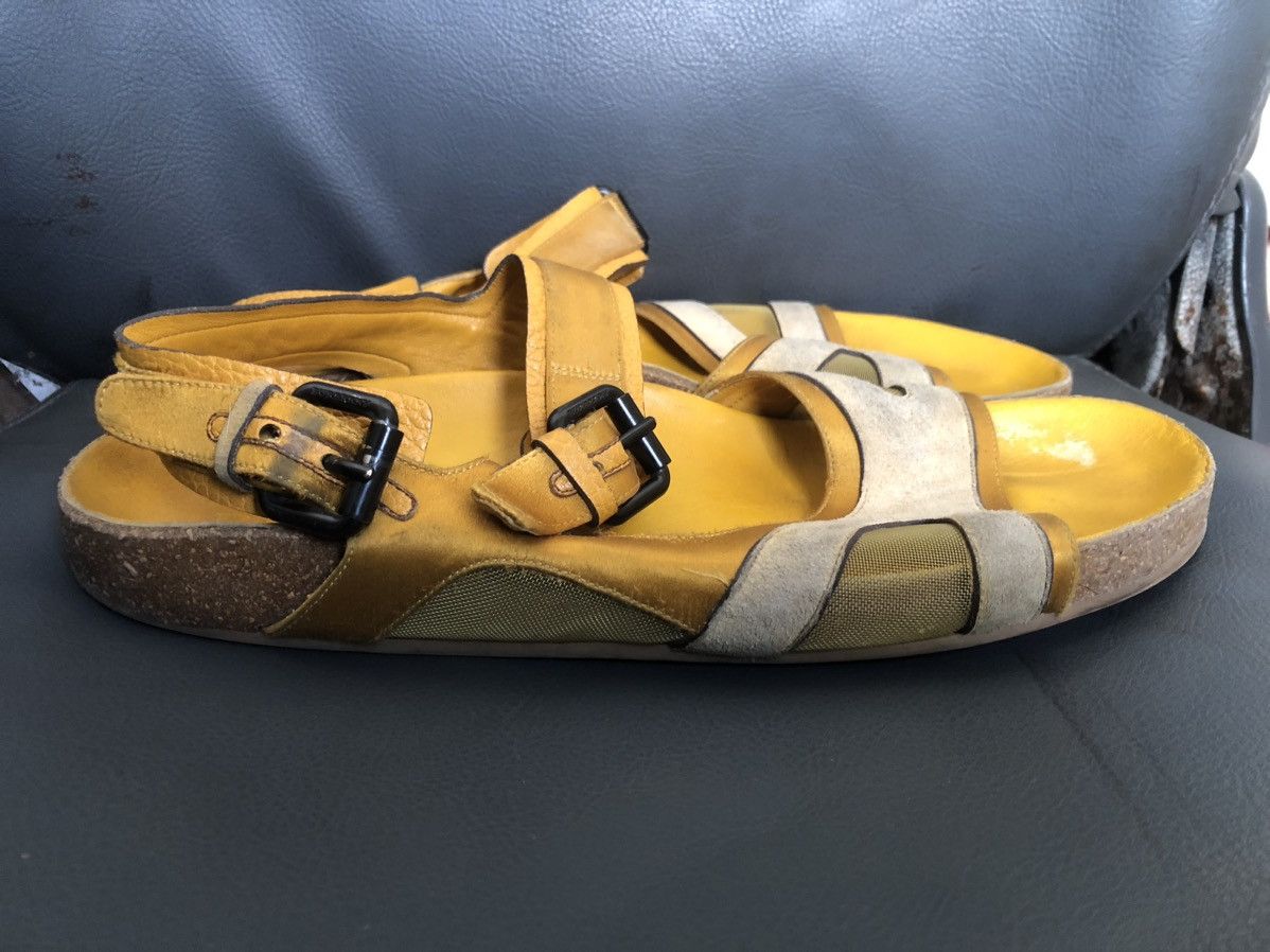 Burberry Prorsum Burberry Yellow Leather Men’s Sandals Size 42 Size US 8 / EU 41 - 3 Thumbnail