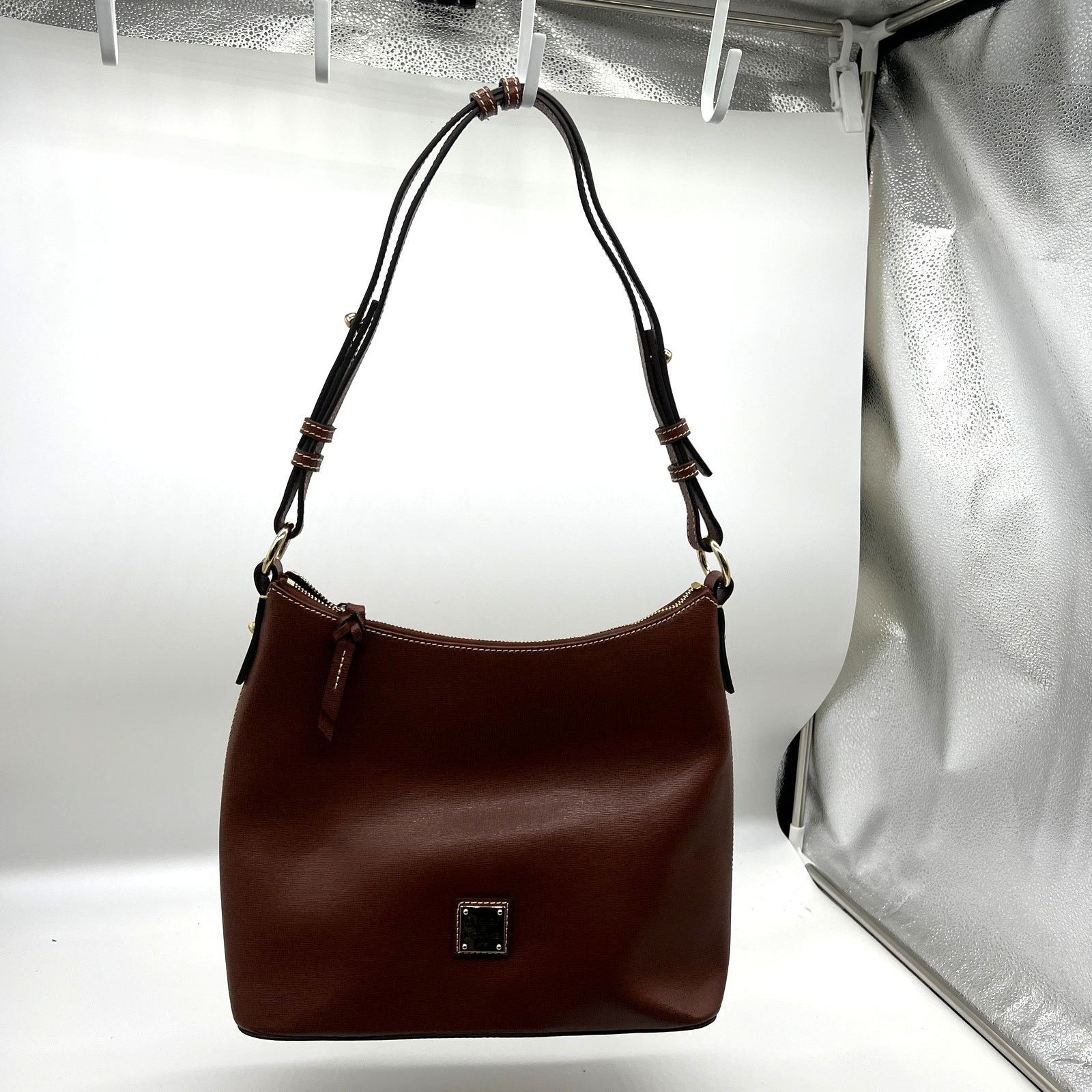 Dooney & Bourke Dooney & Bourke Handbags Saffiano Leather Hobo Bags Size ONE SIZE - 3 Thumbnail