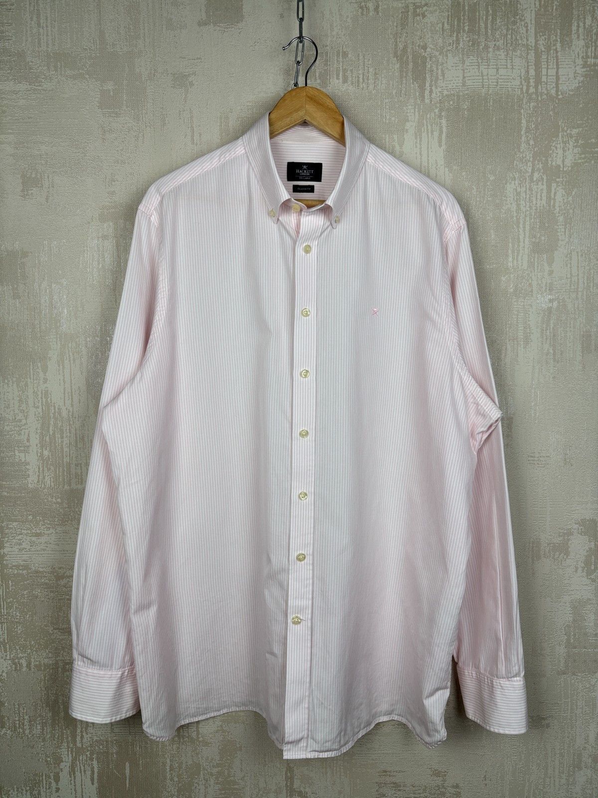 Hackett Hackett London Long Sleeve Striped Shirt Classic Fit Size US XXL / EU 58 / 5 - 3 Thumbnail
