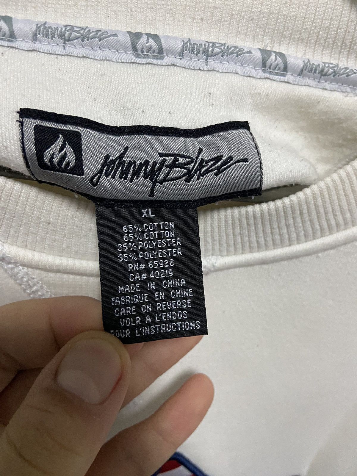 Japanese Brand × Vintage Johnny Blaze vintage skate sweatshirt big logo SK8 Size US XL / EU 56 / 4 - 6 Thumbnail