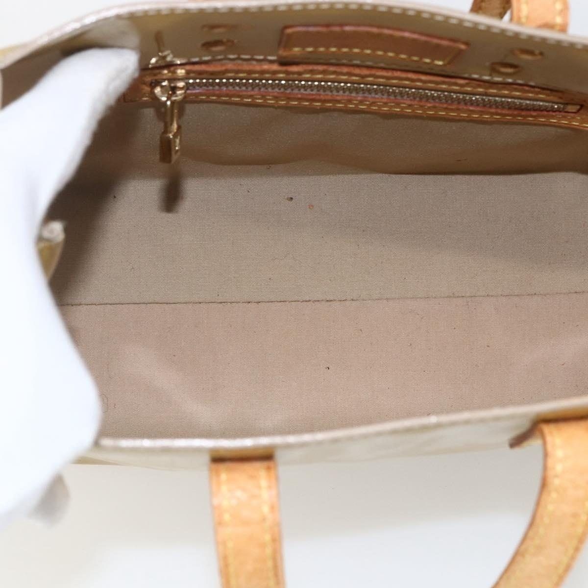 Louis Vuitton Louis Vuitton Monogram Vernis Reade PM Handbag Beige Size ONE SIZE - 5 Thumbnail