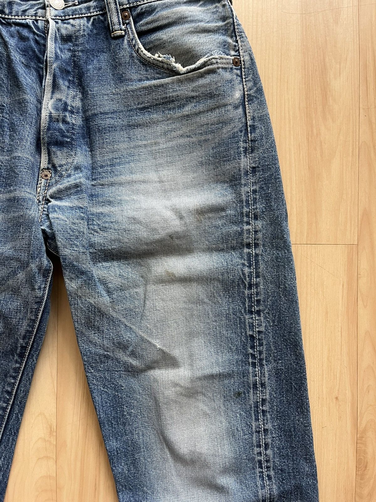 Evisu × Vintage vintage evisu siotani brothers denim jeans flare bootcut Size US 31 - 7 Thumbnail