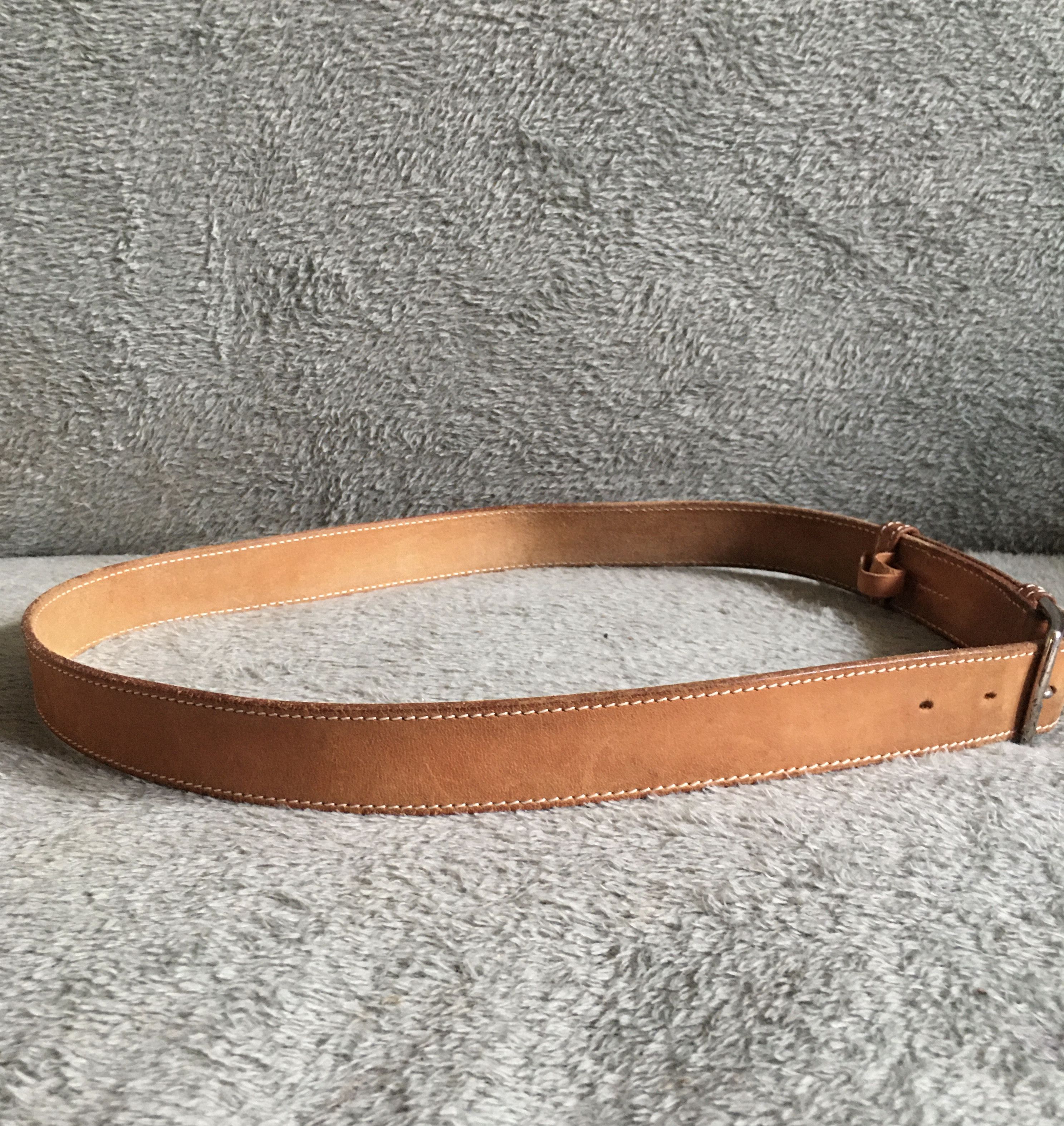 Hermes Hermes Etriviere Leather Belt Vintage 2000s Size 95 Size ONE SIZE - 6 Thumbnail