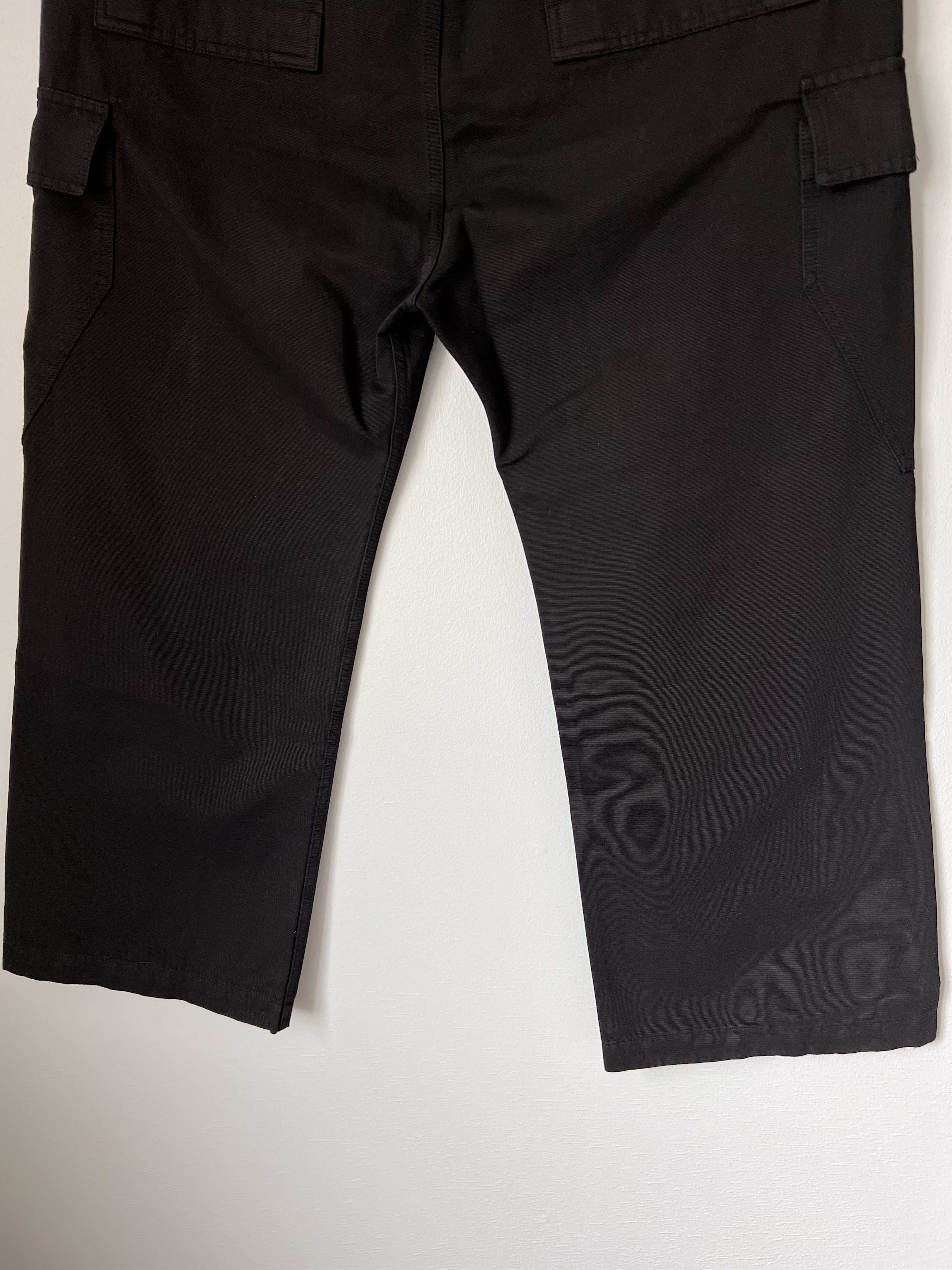 Rick Owens Drkshdw Rick Owens DRKSHDW Cargo Trousers in Black Size US 37 - 6 Thumbnail
