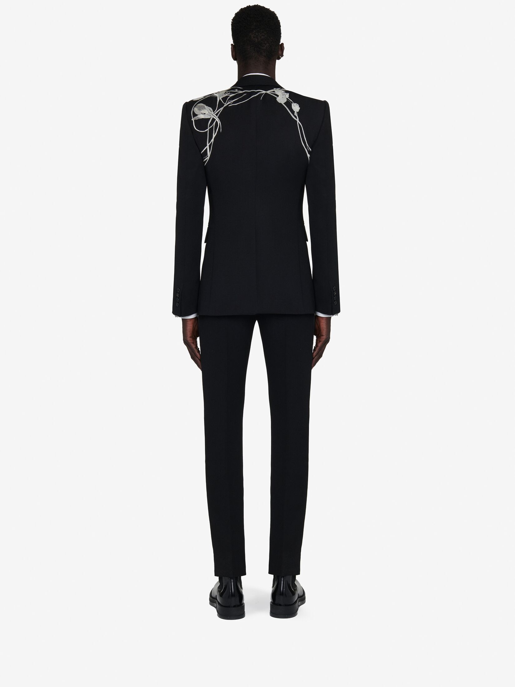 Alexander McQueen o1w1db10725 Pressed Flower Harness Single-Breasted Jacket Size US M / EU 48-50 / 2 - 4 Thumbnail