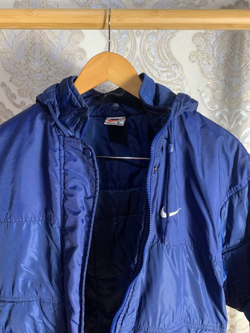 Nike × Vintage VERY RARE NIKE DOWN LIGHT JACKET BIG LOGO SWOOSH Y2K 90s SK8 Size US S / EU 44-46 / 1 - 5 Thumbnail