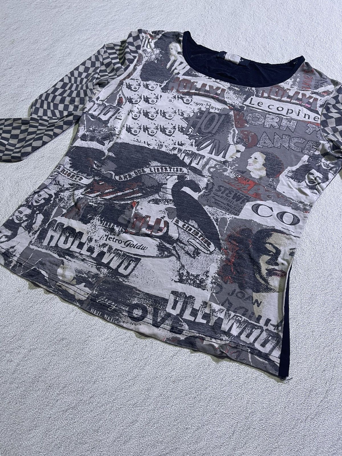 Hysteric Glamour Y2K LE.COPINE IFSIXWASNINE STYLE FULL PRINT MOTIF TSHIRT Size US M / EU 48-50 / 2 - 4 Thumbnail