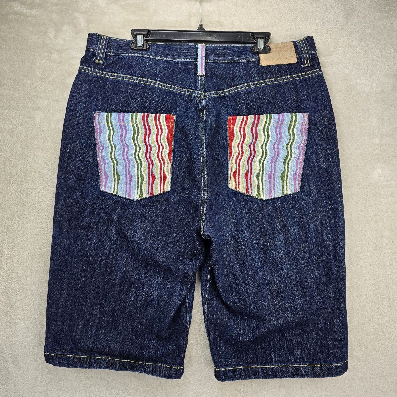 Coogi Vintage Coogi Denim Shorts Mens 40x15 (Fits 38x14) Baggy Y2K Size US 40 / EU 56 - 7 Thumbnail