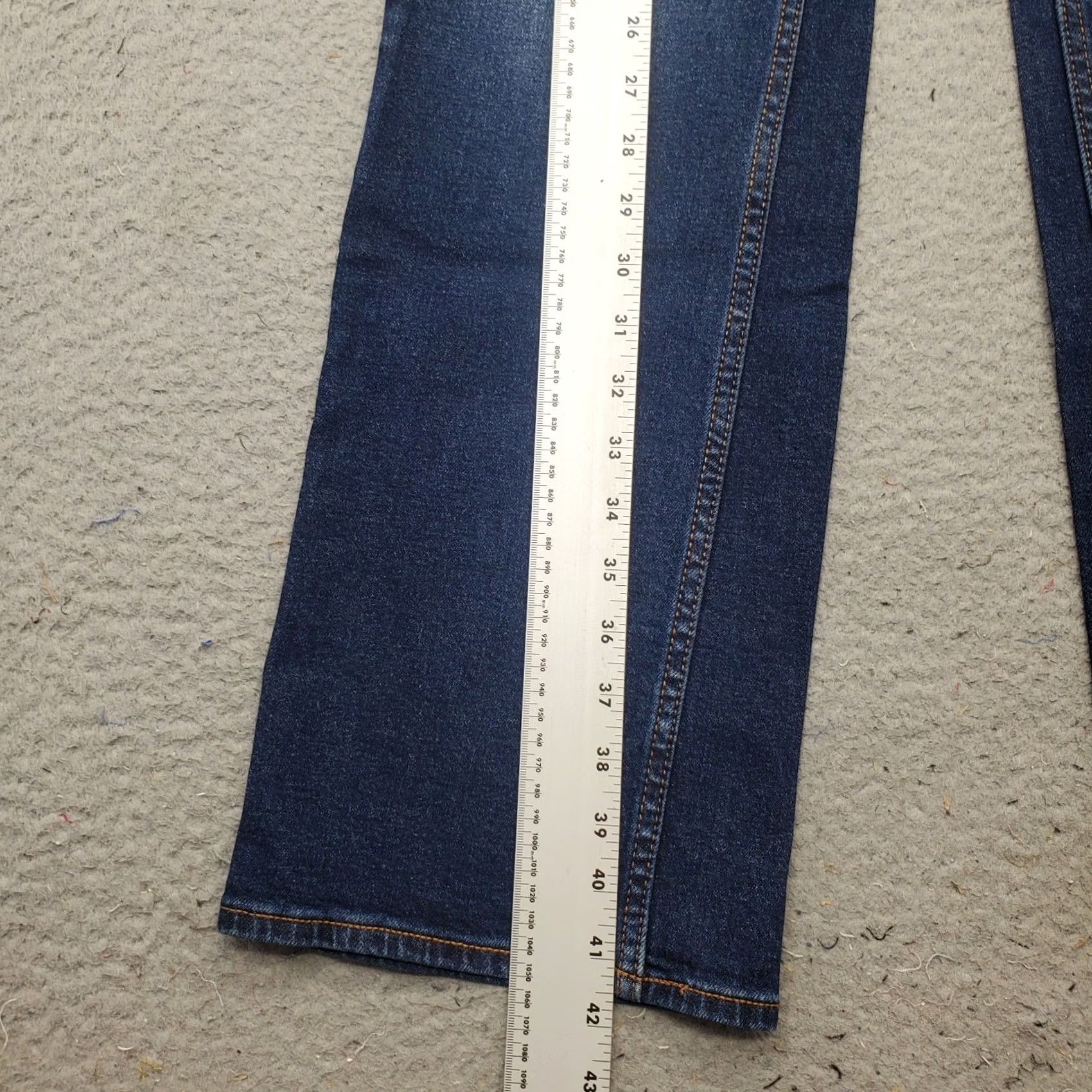 Old Navy Old Navy Jeans Mens Bootcut Blue 31x32 Regular 5-Pocket Denim Mid Rise Stretch Flex Comfortable Wash Medium Size US 31 - 3 Thumbnail