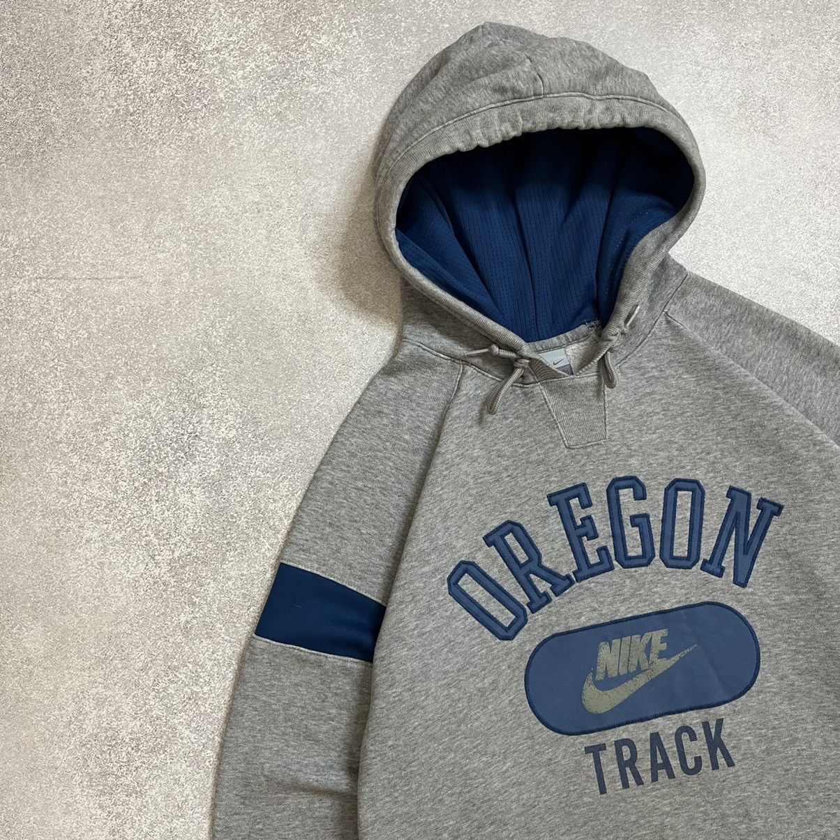 Nike × Vintage Vintage hoodie Nike 90s Oregon Drill track big Swoosh Logo M Size US M / EU 48-50 / 2 - 3 Thumbnail