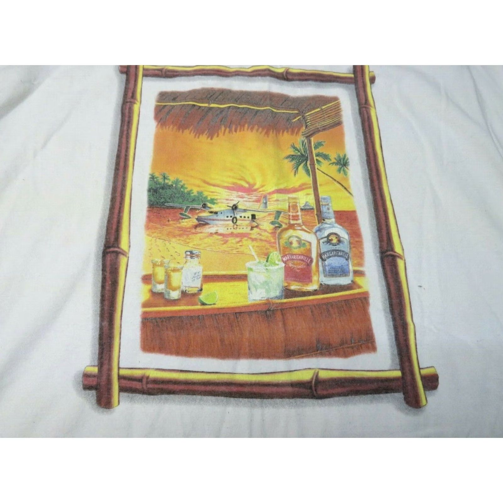 Vintage VINTAGE Margaritaville Tequila beach airplane sunset Shirt Mens XL Size US XL / EU 56 / 4 - 6 Thumbnail