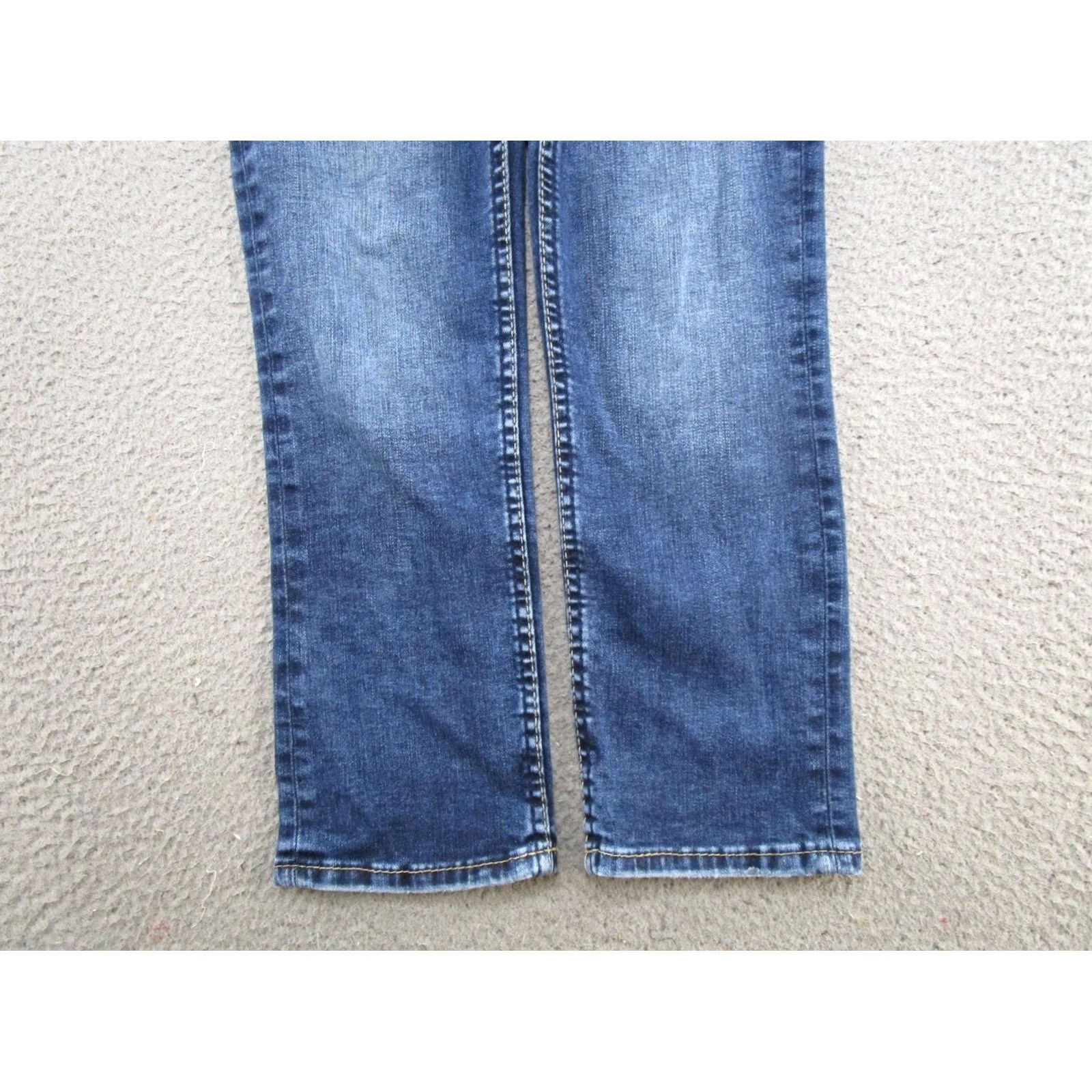 Silver Jeans Co. Silver Jeans Co Suki Capri Jeans Womens Size 26x22.5 Blue Stretch Denim 5-Pocket Regular Rise Size 26" / US 2 / IT 38 - 2 Thumbnail