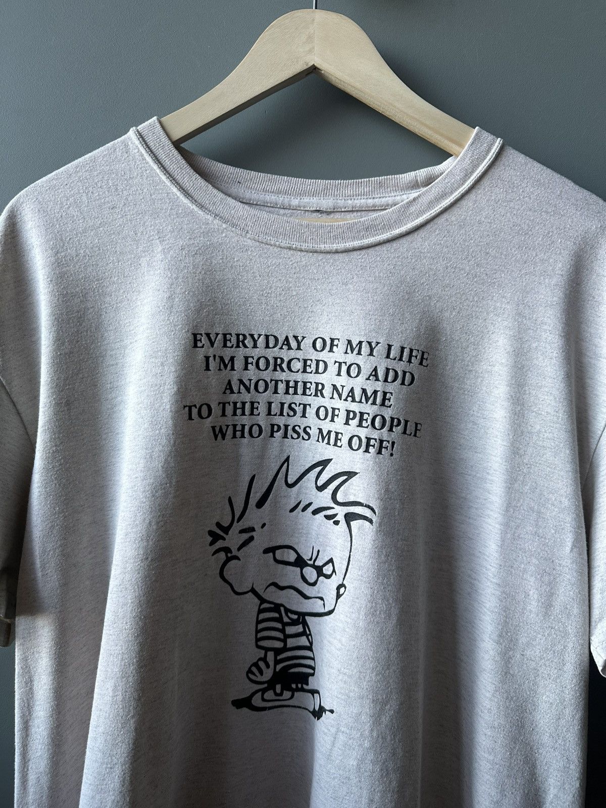 Other Calvin & Hobbes Cartoon Graphic Tee Angry Calvin Print Size US M / EU 48-50 / 2 - 2 Thumbnail