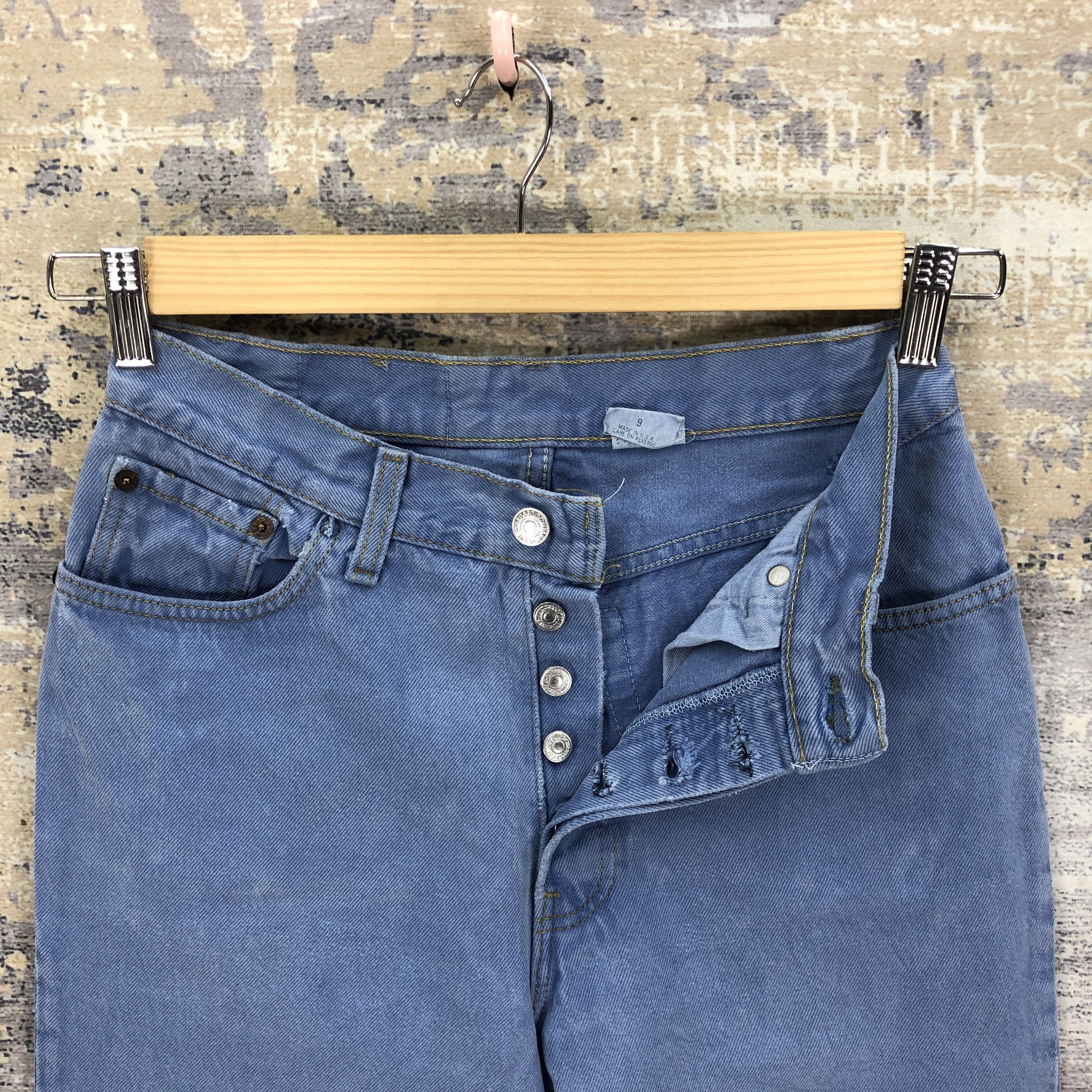 Levi's Vintage Levis 501 Jeans Blue Levi's Button Up Denim Size 24" / US 00 / IT 34 - 6 Thumbnail