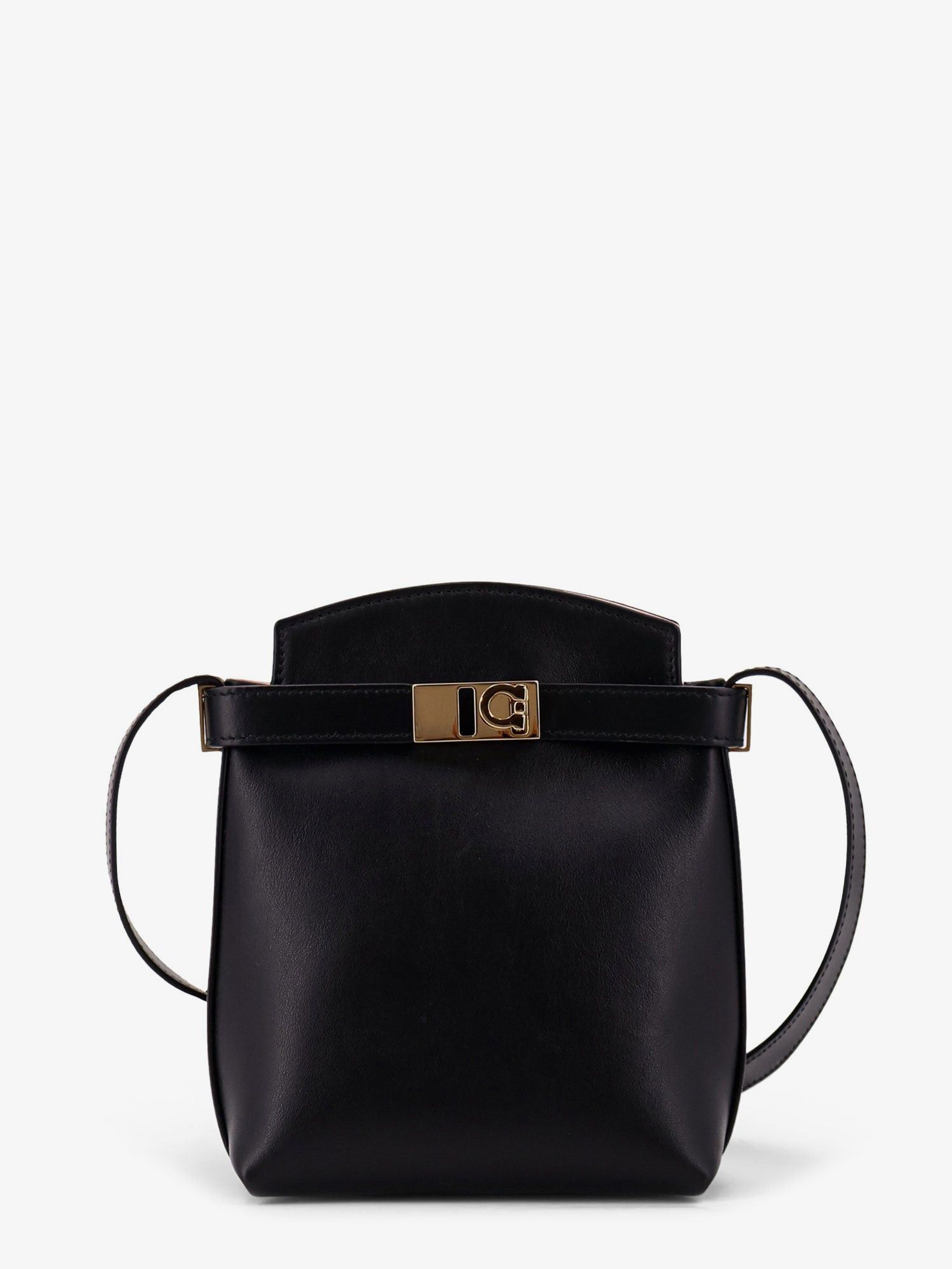 Salvatore Ferragamo Leather Crossbody Bag With Gancini Detail Size ONE SIZE - 1 Thumbnail