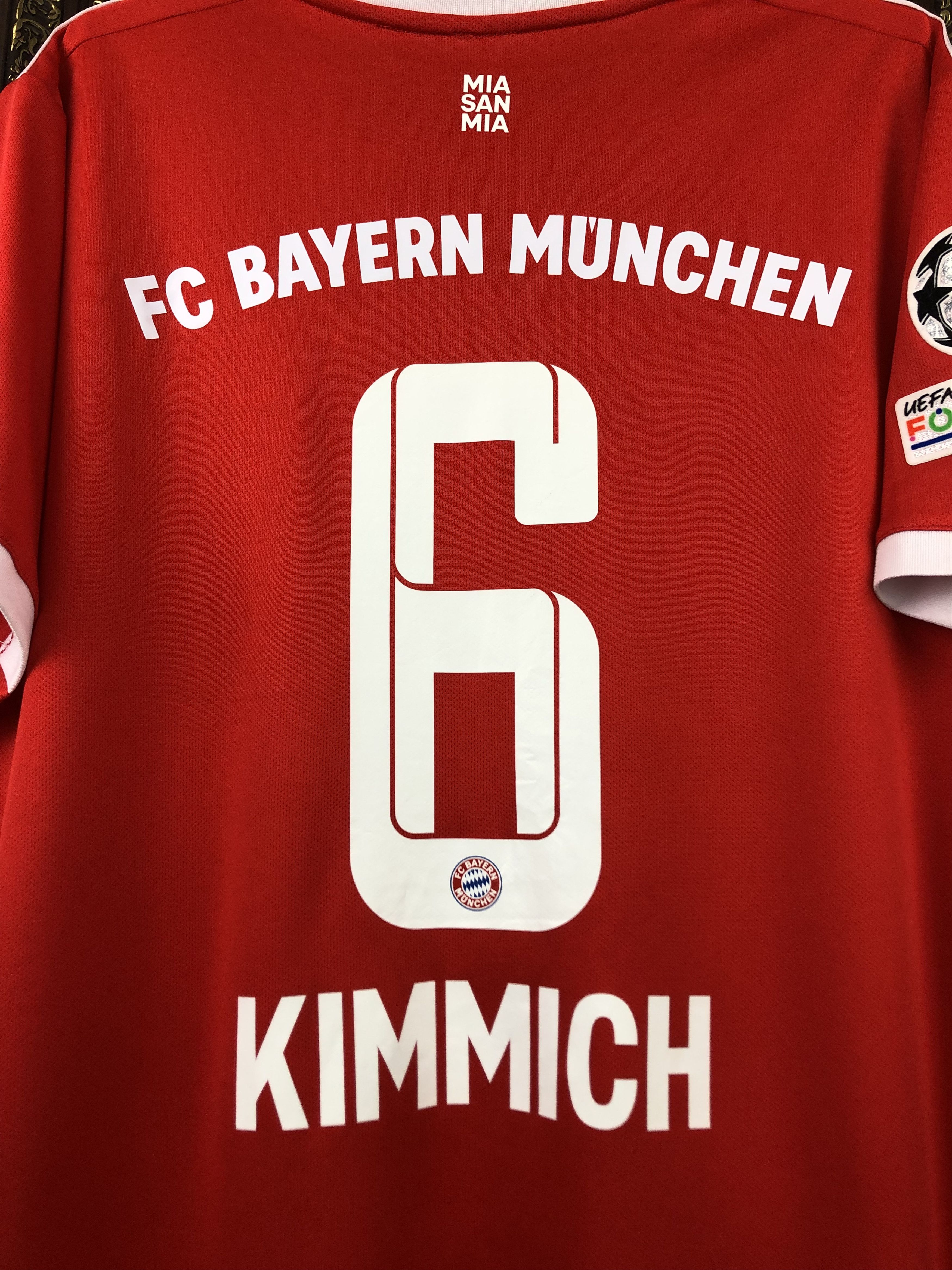 Adidas Bayern Munich football shirt 2022 #6 Kimmich Adidas Jersey Size US XXL / EU 58 / 5 - 16 Thumbnail