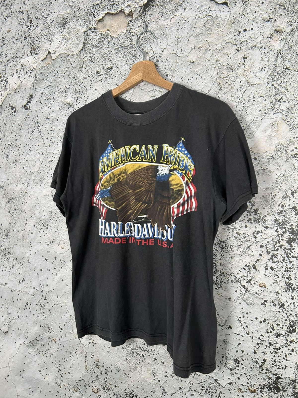 Band Tees × Vintage Vintage Harley Davidson Motorcycles Grunge Graphic Tee 90s Size US M / EU 48-50 / 2 - 2 Thumbnail