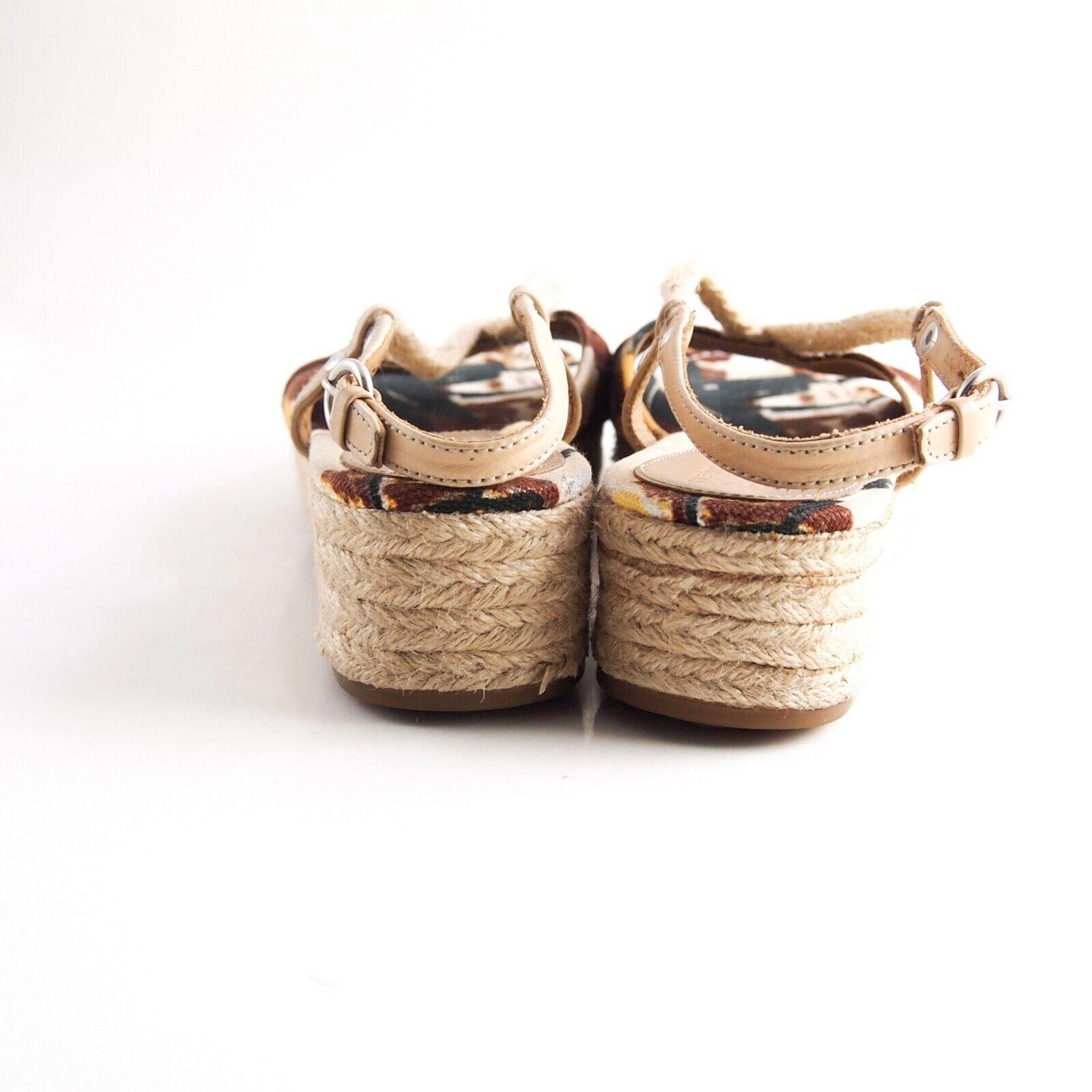 Car Shoe Car Shoe by Prada Wedge Sandals Espadrilles Size US 7 EU 37 Size US 7 / IT 37 - 5 Thumbnail