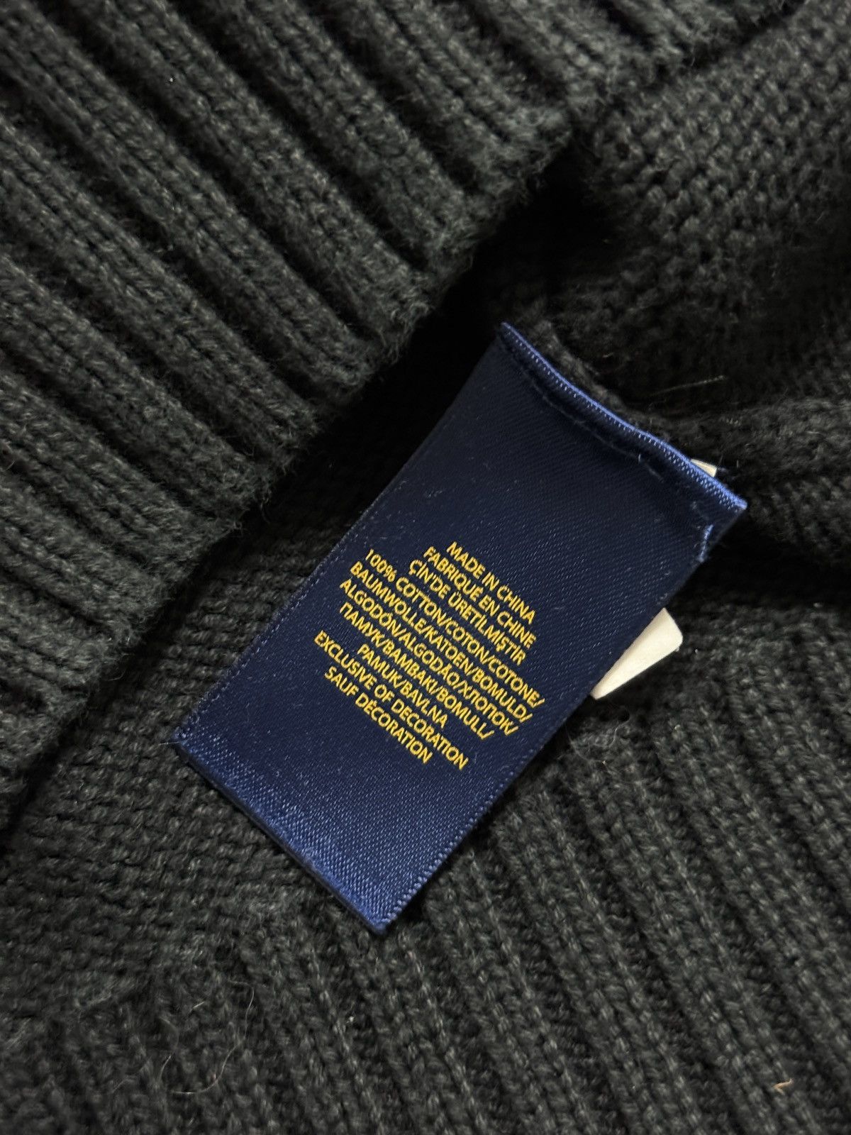 Ralph Lauren Chief Keef Polo Ralph Lauren zip sweater blue black Big Pony Size US M / EU 48-50 / 2 - 6 Thumbnail