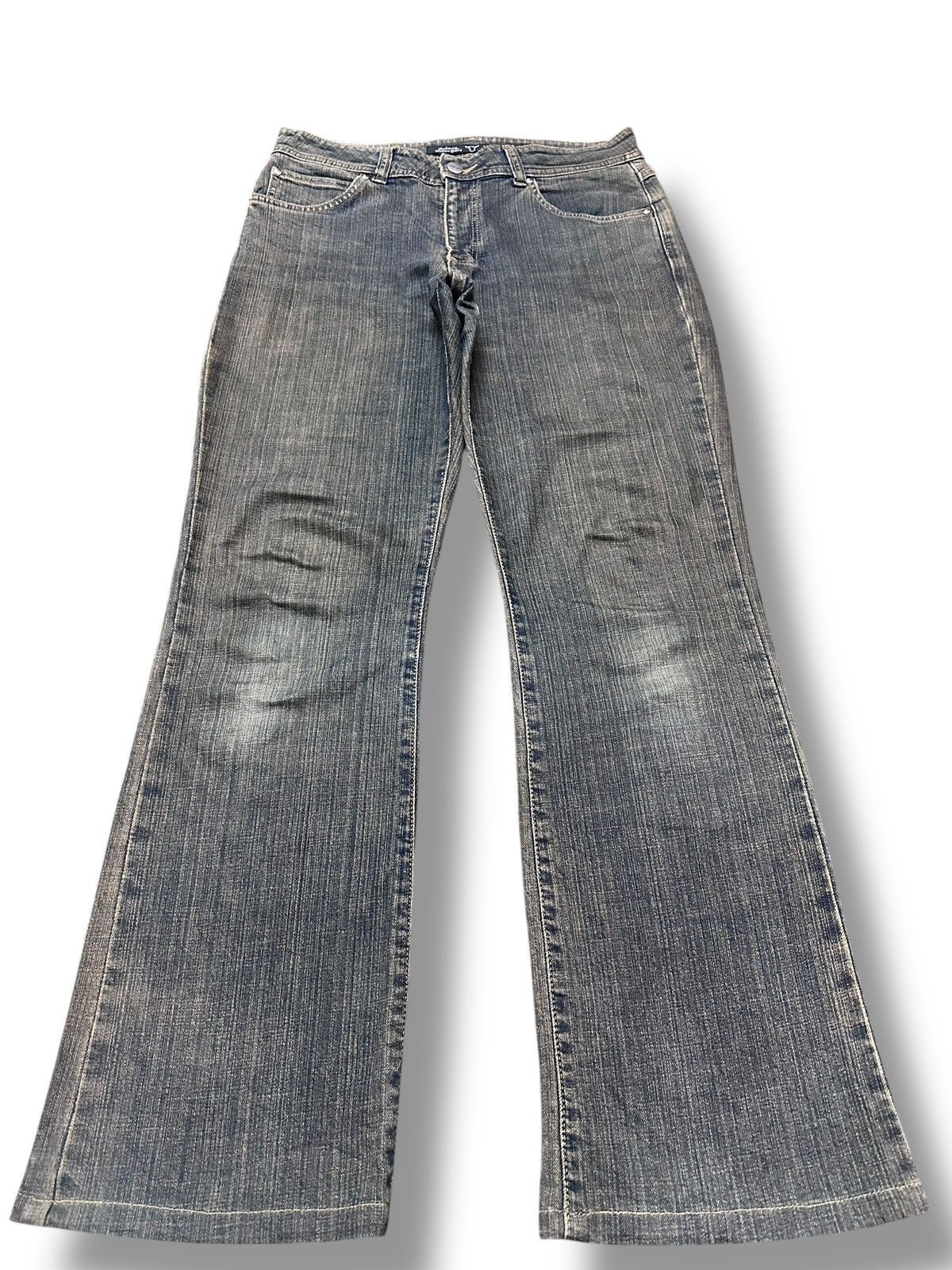 Japanese Brand Wrangler Vintage Baggy Loose Style With Faded Wash Size US 30 / EU 46 - 1 Thumbnail