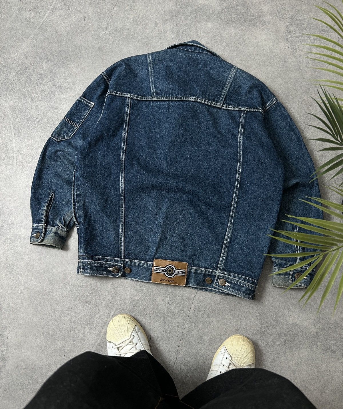 Brooklyn Xpress Vintage Brooklyn Xpress Rap denim jacket mens 90s Size US S / EU 44-46 / 1 - 3 Thumbnail