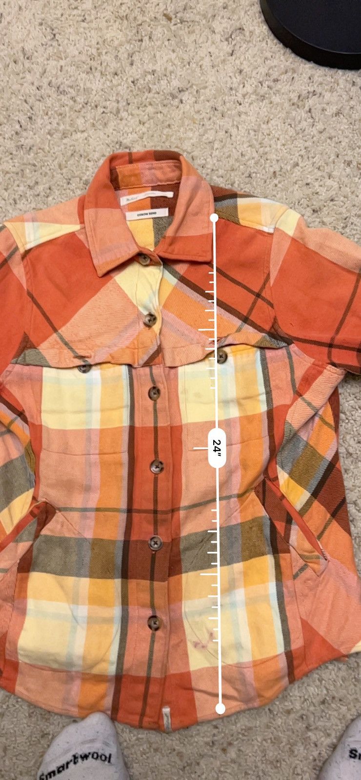 Vintage × Woolrich Woolen Mills Vintage Woolrich Oxbow orange tan plaid flannel Size US M / EU 48-50 / 2 - 8 Thumbnail
