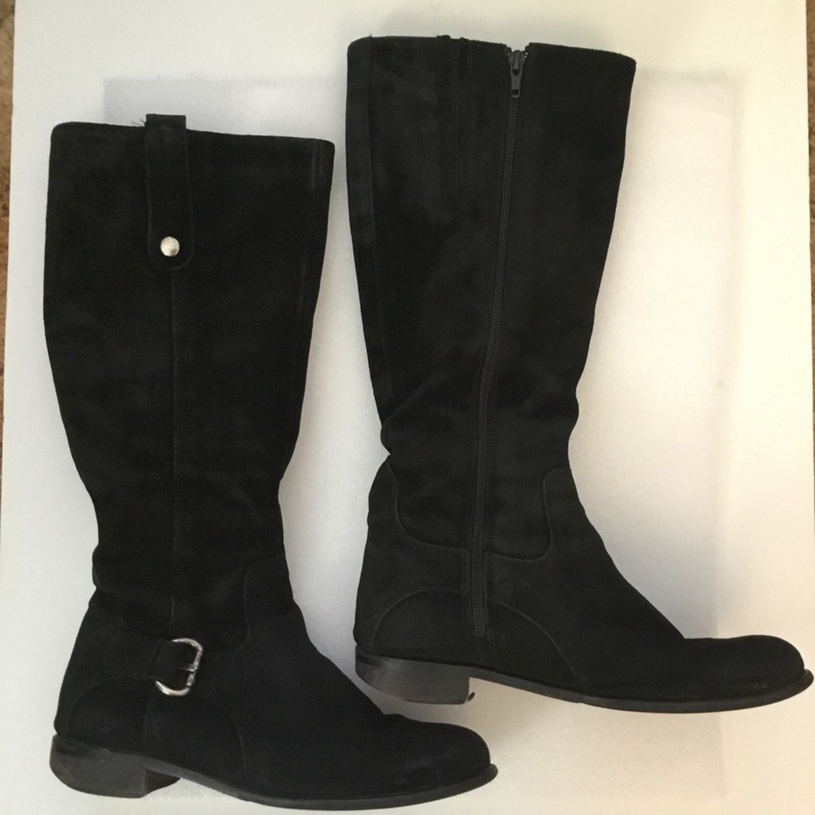 Other C la Canadienne Black Suede Boots Size US 6.5 / IT 36.5 - 1 Thumbnail