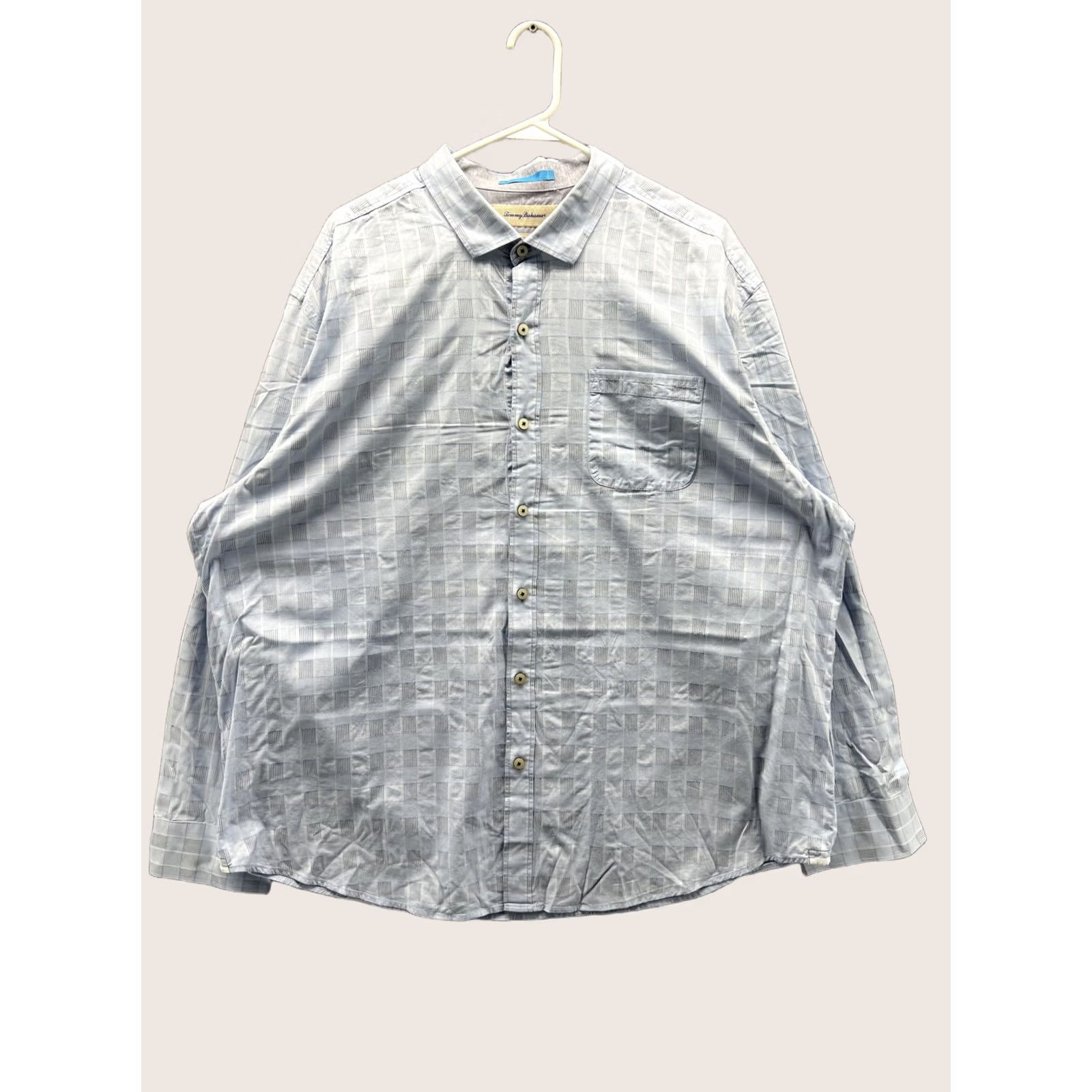 Tommy Bahama Tommy Bahama Shirt Mens 2XL Blue Long Sleeve Button Front Island Modern Fit Shirt Size US XXL / EU 58 / 5 - 1 Thumbnail