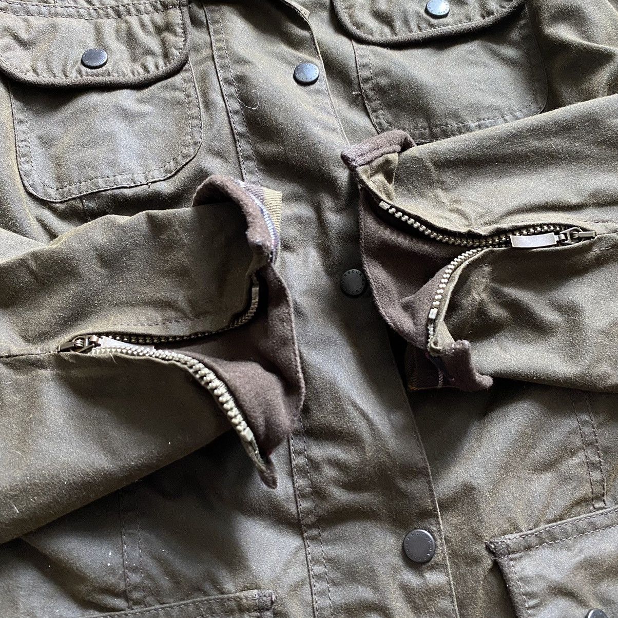 Barbour Vintage Barbour Green Womens Utility Waxed Jacket Size Uk 16 Size XL / US 12-14 / IT 48-50 - 4 Thumbnail