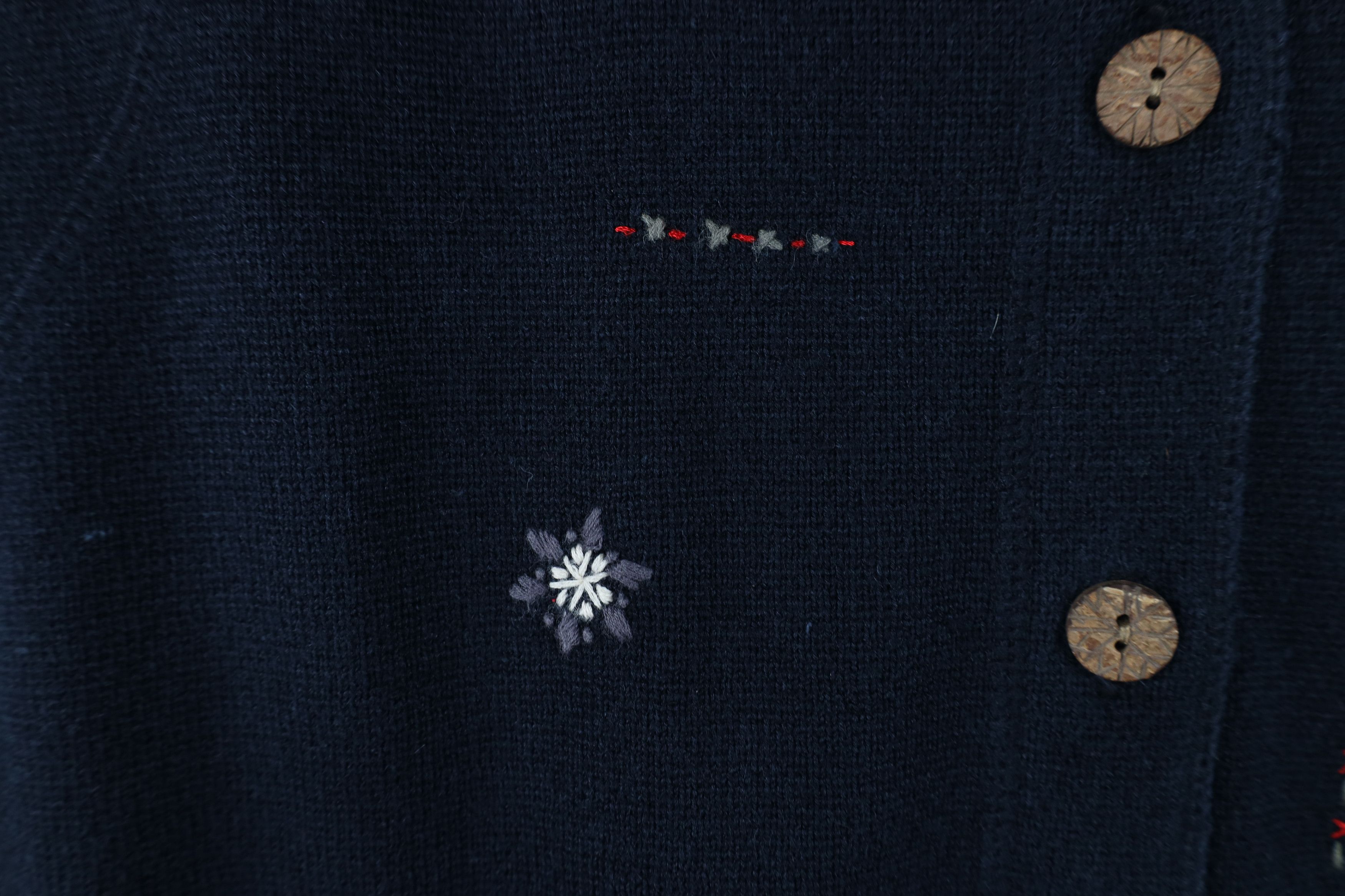 Woolrich Woolen Mills Vintage 90s Woolrich Snow Ski Knit Cardigan Sweater Vest Size L / US 10 / IT 46 - 5 Thumbnail