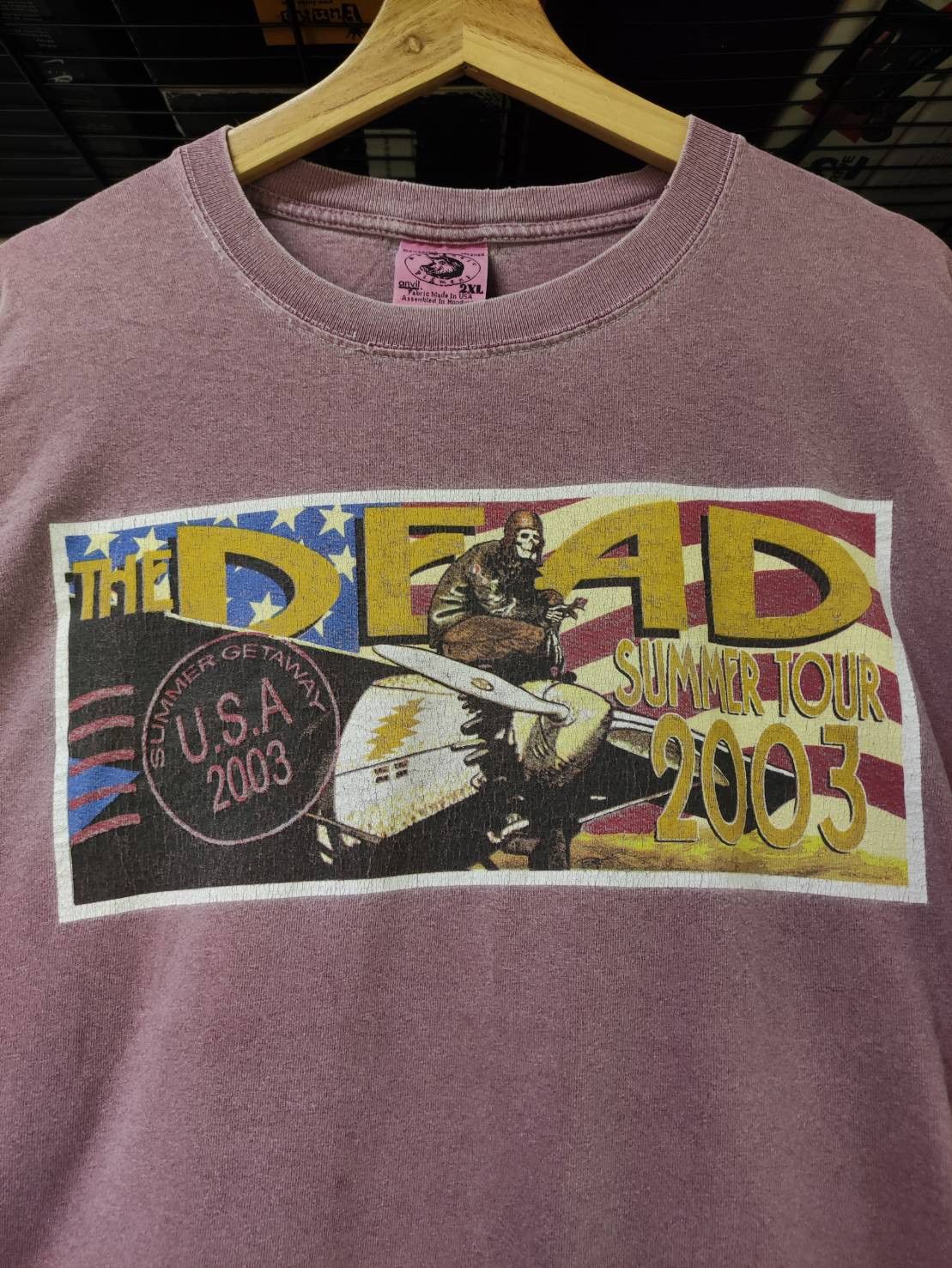 Vintage Vtg 00's Grateful Dead The Dead Summer Getaway Tour T-Shirt ...
