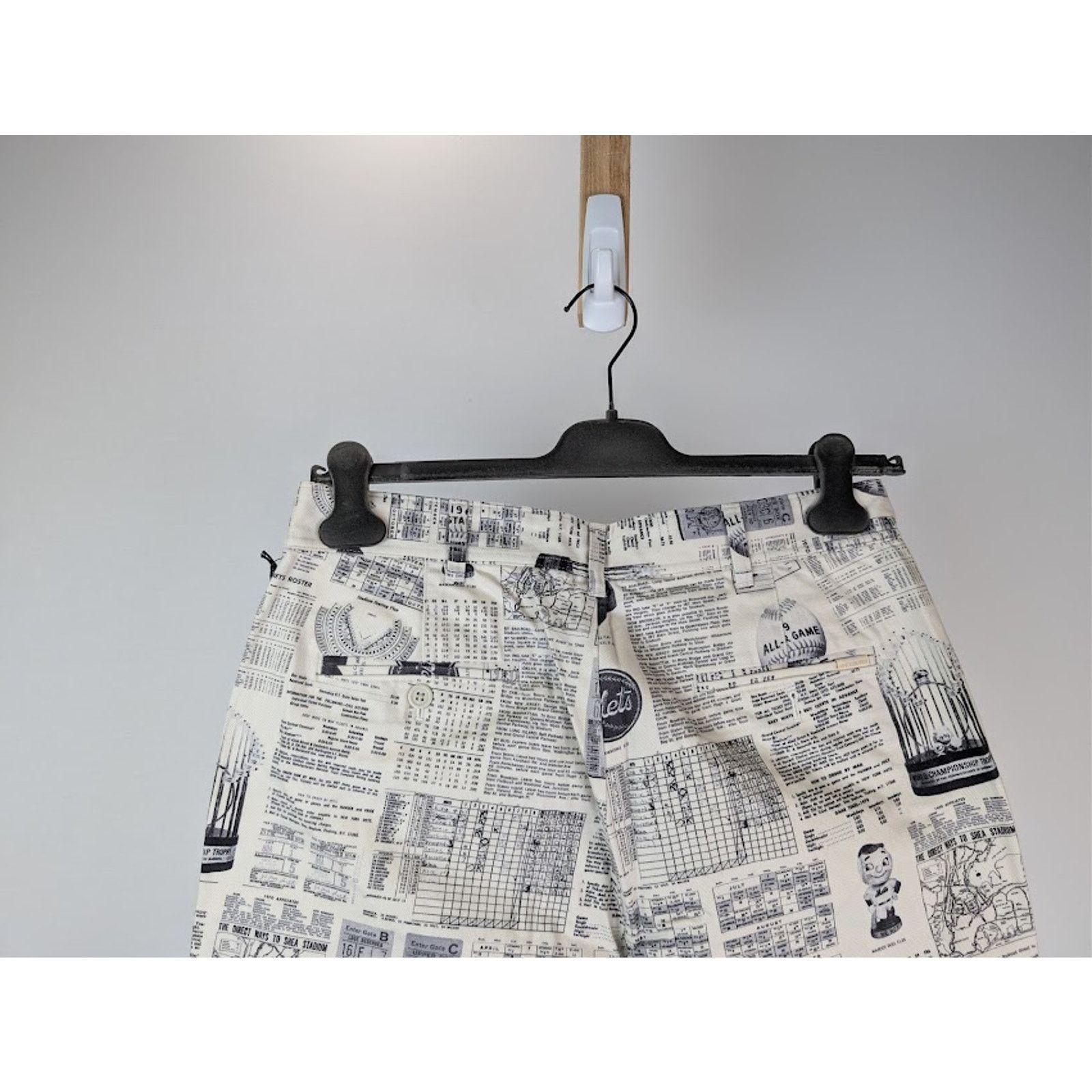 Aime Leon Dore o1rshd1 Mets Printed Chino Pant in Black / White Size US 34 / EU 50 - 14 Thumbnail
