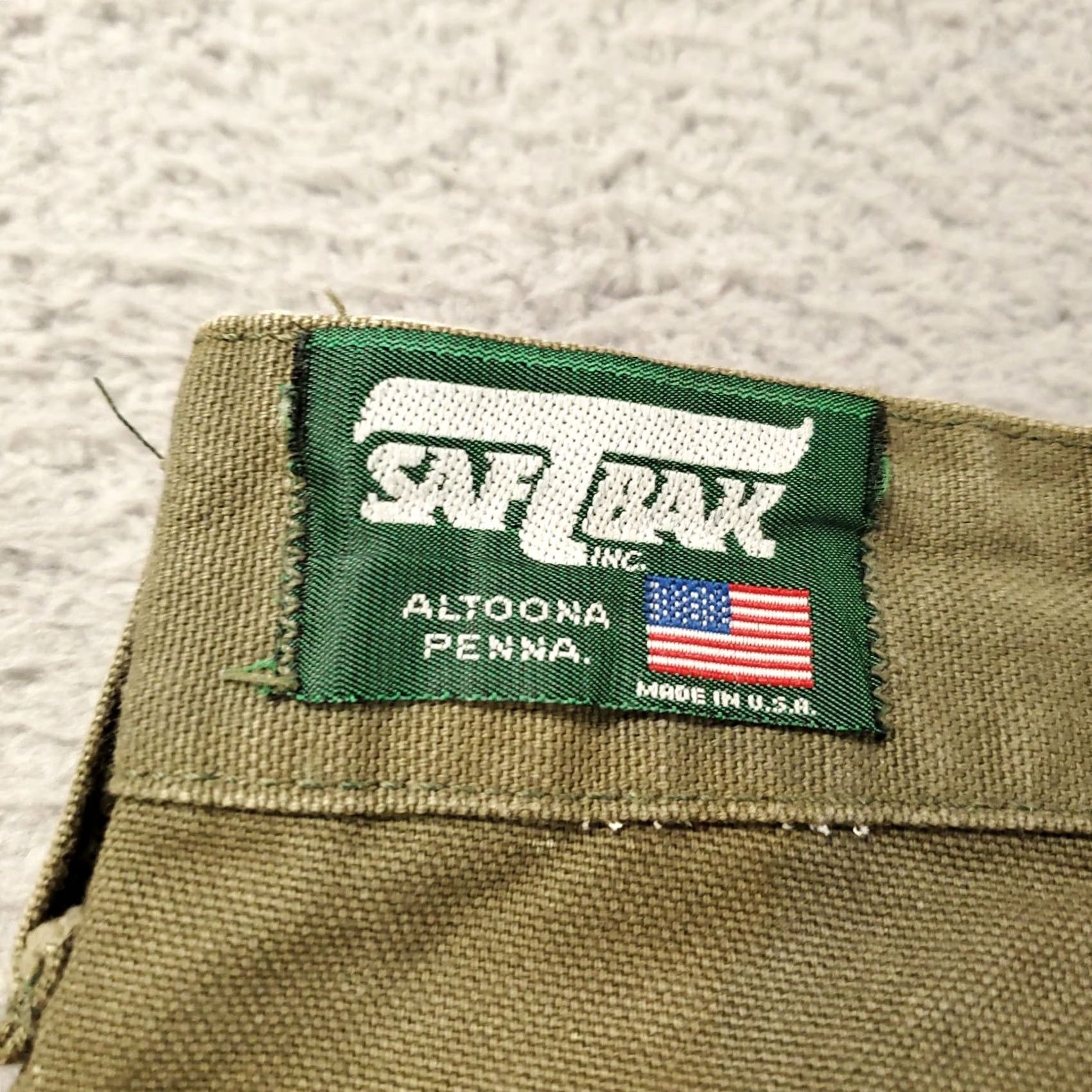 SafTbak VINTAGE Saftbak Pants Mens 36x32 Carpenter Canvas Workwear" Size US 36 / EU 52 - 8 Thumbnail