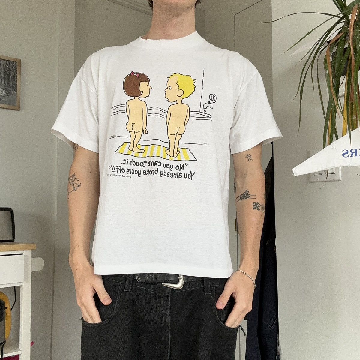 Other Vintage 90s Adult Humor Funny You Can’t Touch It Kid Shirt Size US L / EU 52-54 / 3 - 4 Thumbnail